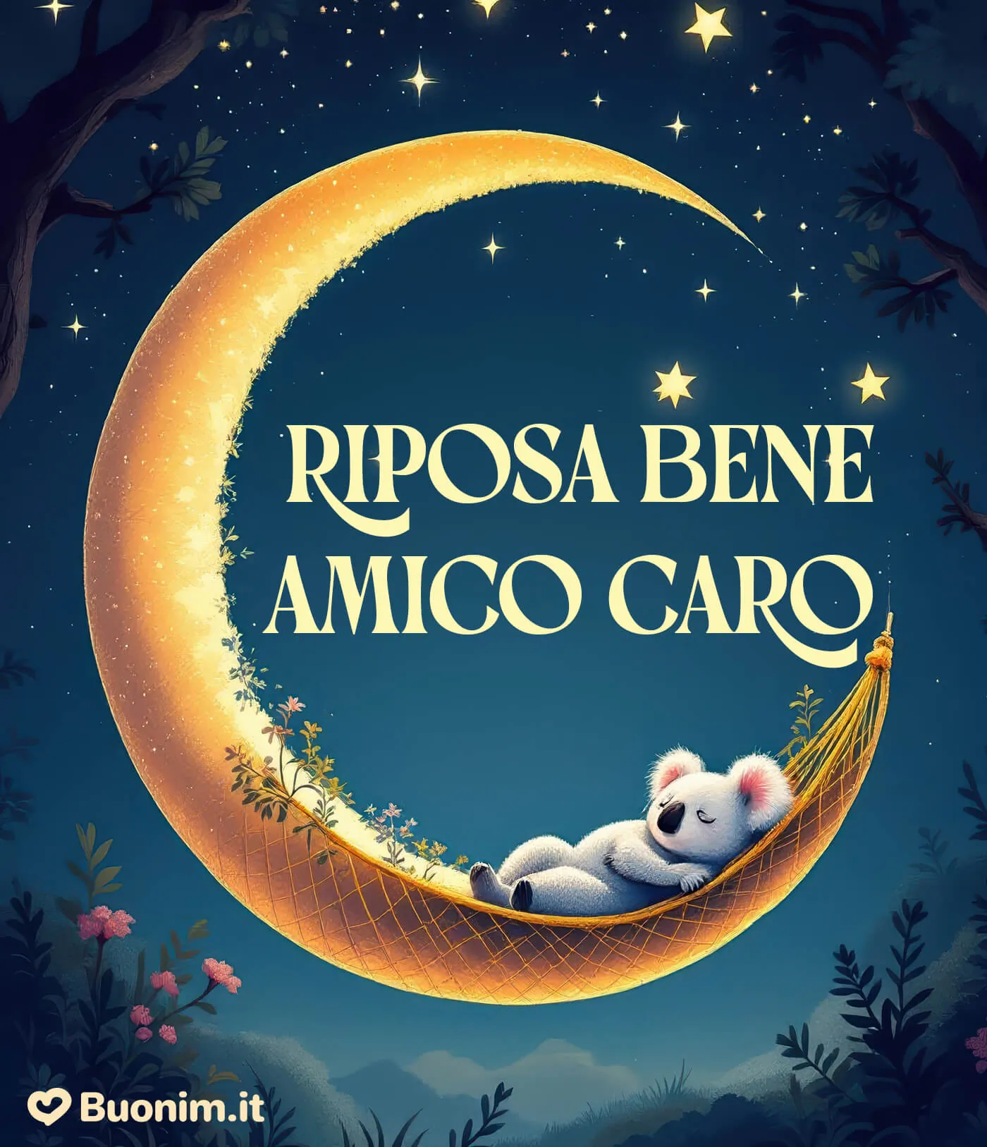Amico, sogni d’oro e buona notte con immagini di buonanotte scelte con amore