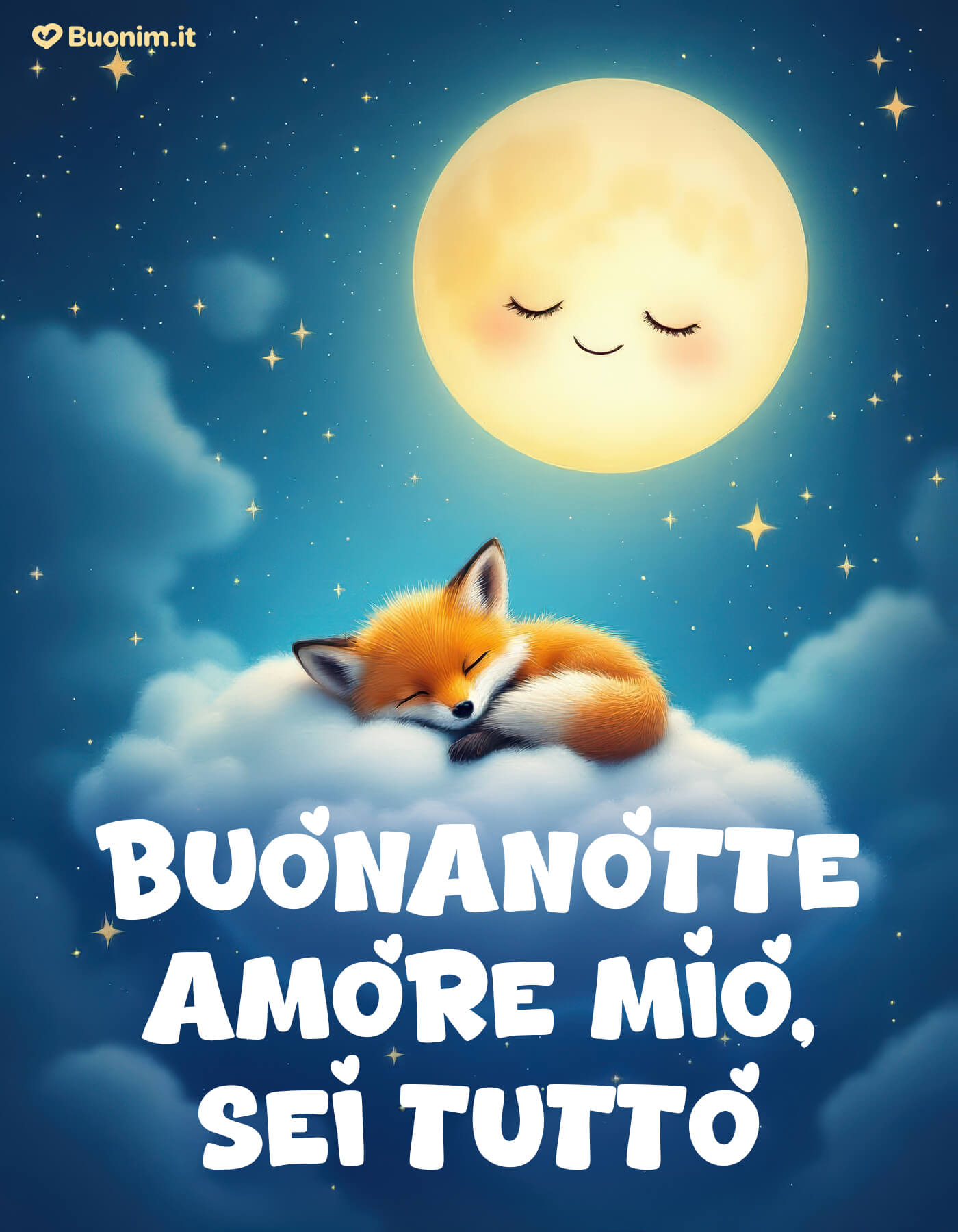 Immagini dolci della buonanotte per il tuo amore Amore mio, sei davvero speciale e meriti immagini piene di emozione per la buonanotte