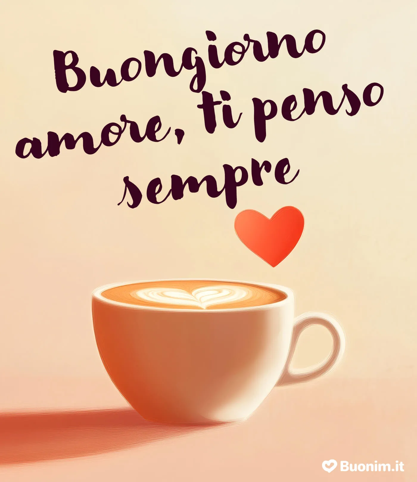 Scarica immagini di buongiorno amore mio per iniziare la giornata con dolcezza Amore mio ti amo tantissimo, e te lo dico anche con un’immagine