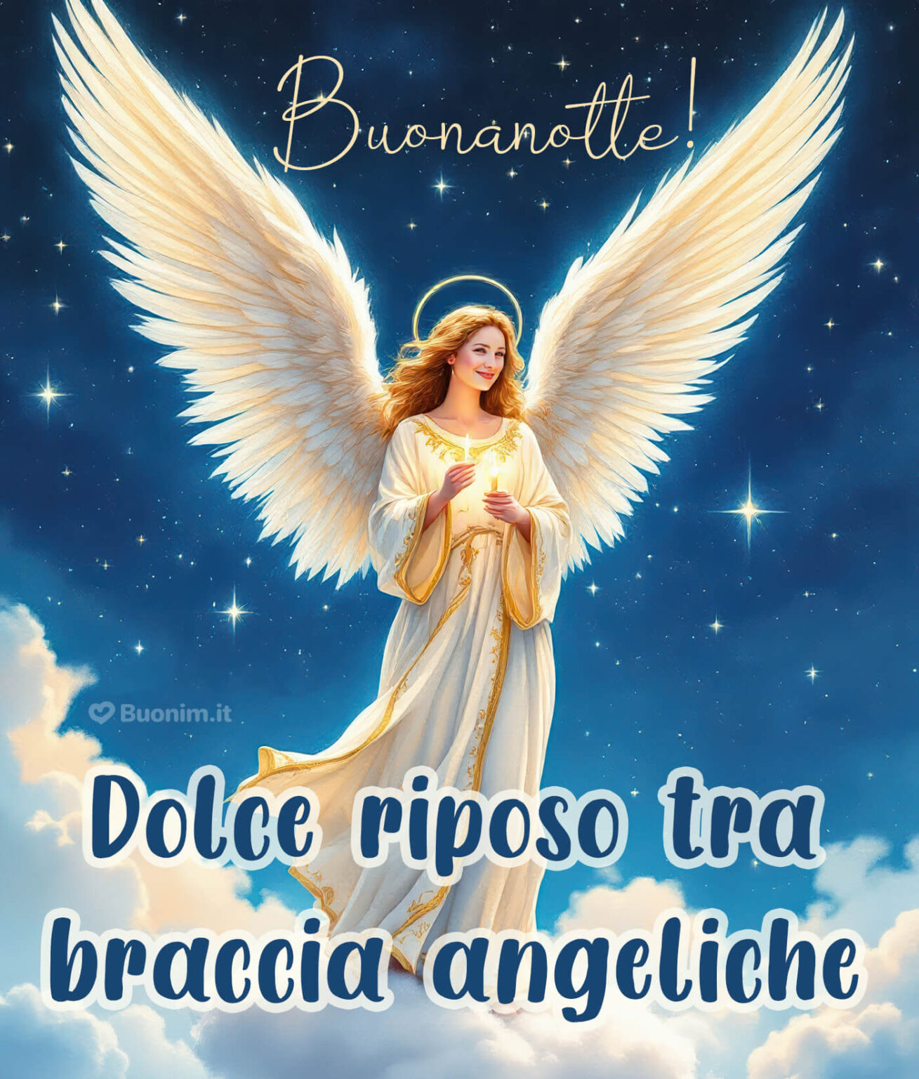 immagini buonanotte con gli angeli custodi