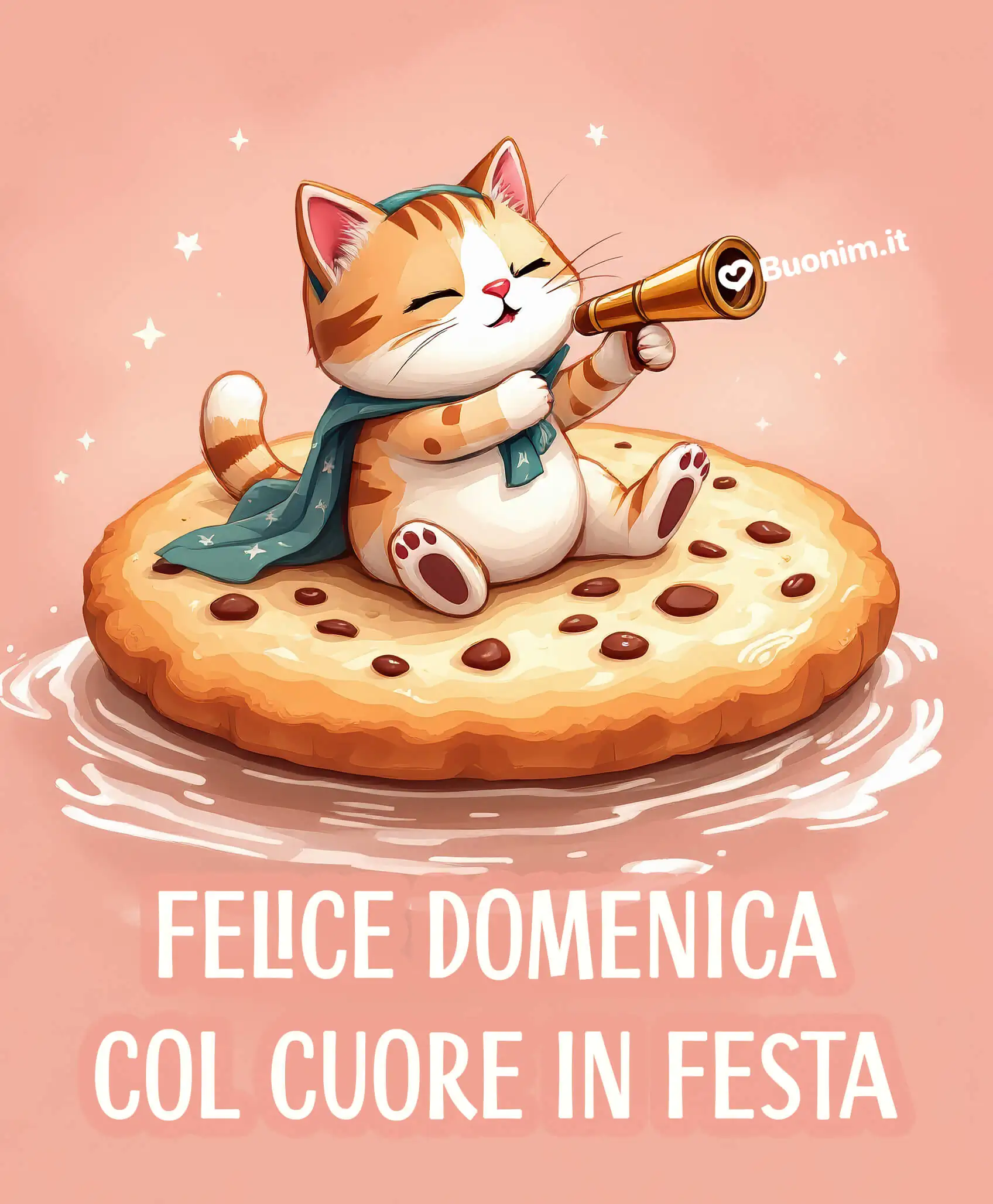 Augura buona domenica con immagini spiritose e un grande abbraccio di serenità