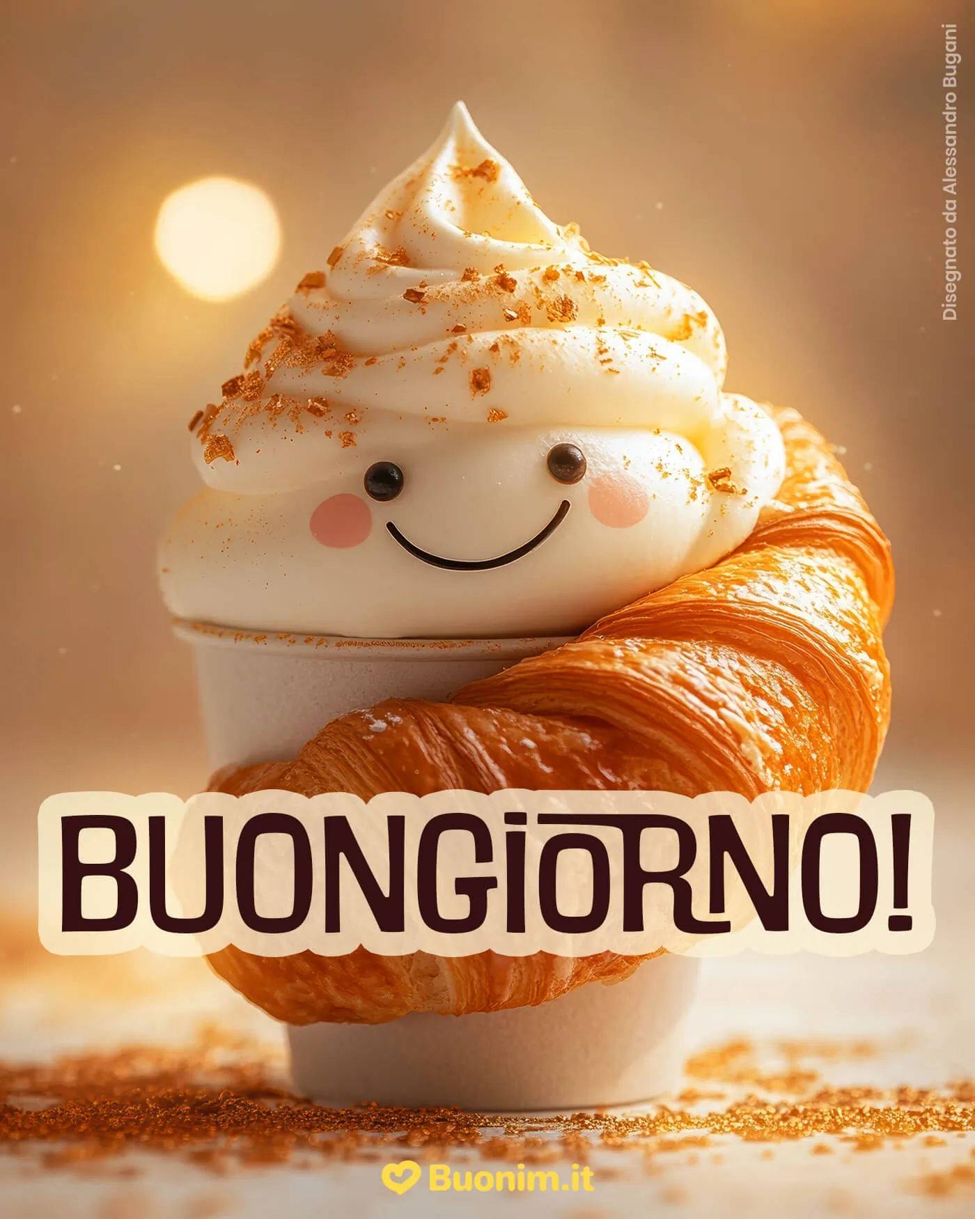 Augura un buongiorno con caffè caldo e un pensiero gentile a chi ti sta a cuore