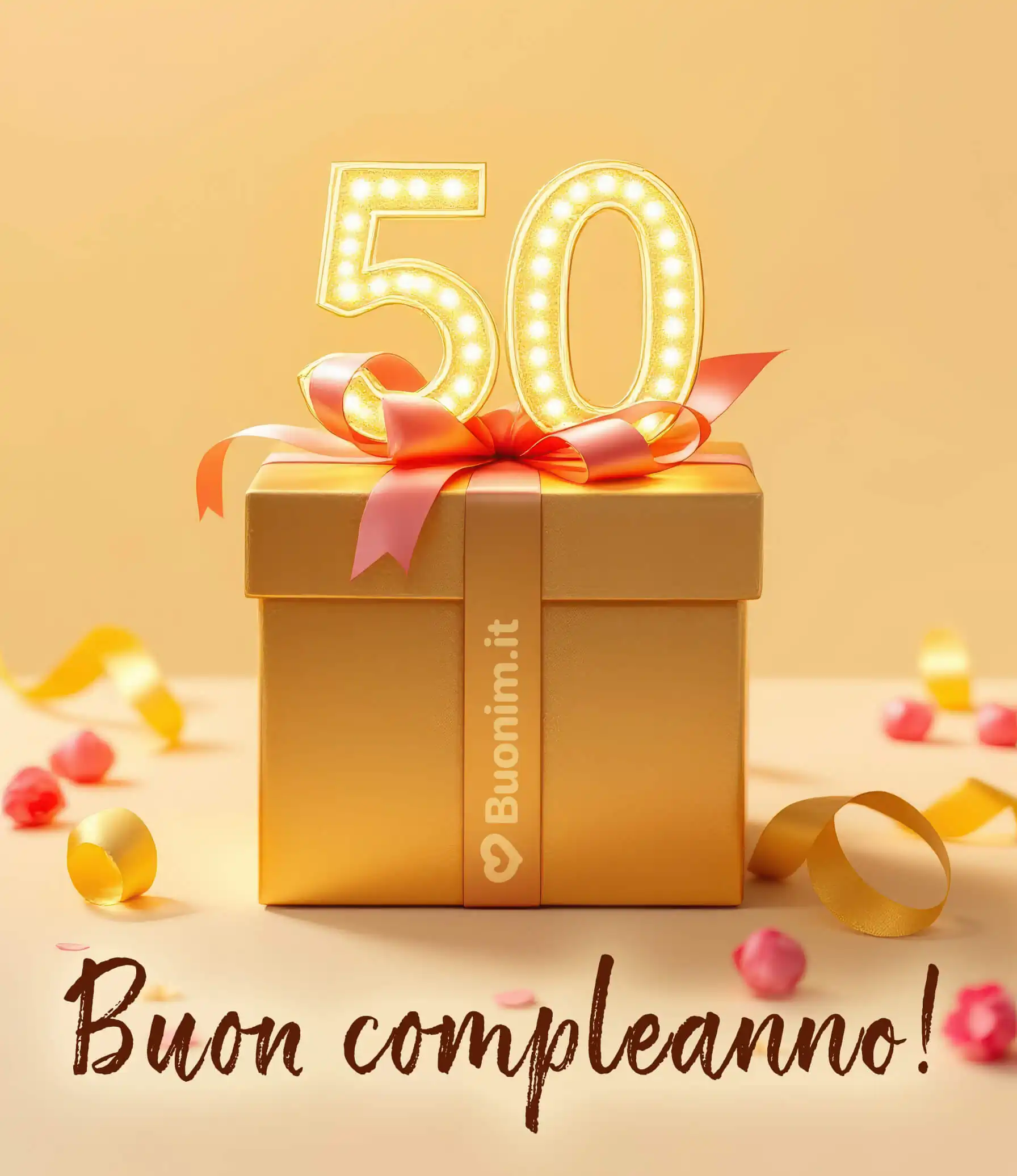 Auguri per i 50 anni su WhatsApp con immagini che portano buonumore e affetto