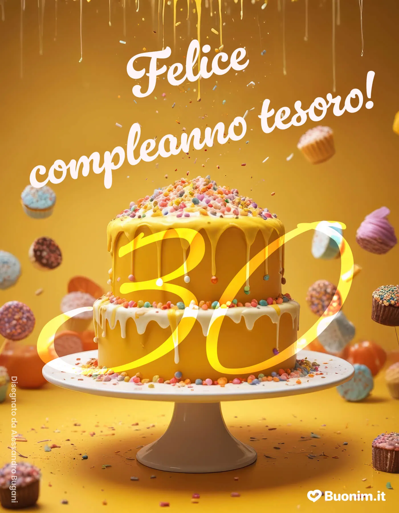 Biglietti con frasi di auguri per i 30 anni di una donna da condividere con chi rende la tua vita più bella