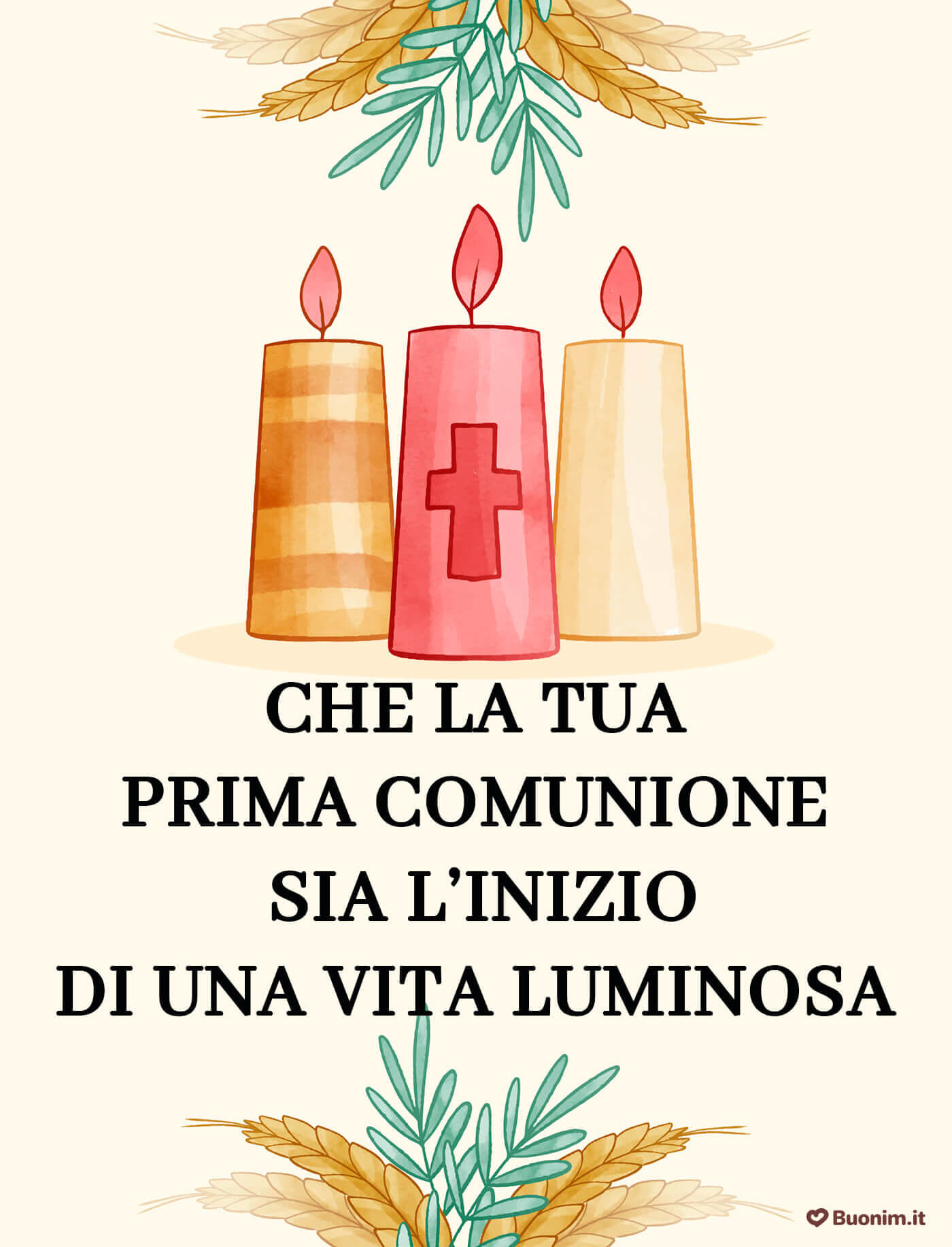 Immagini simpatiche con frasi per la prima comunione da condividere con il cuore Biglietti per la prima comunione per accompagnare un pensiero gentile