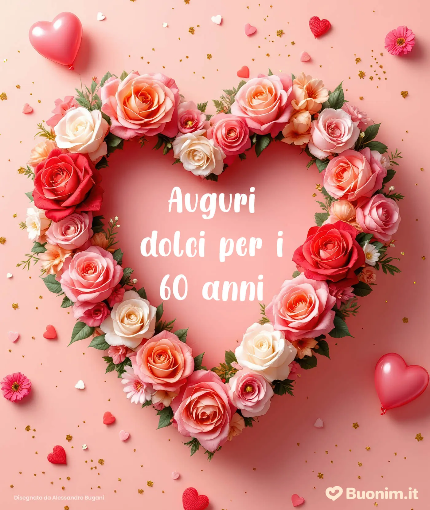 Buon compleanno a chi sa ancora sognare dopo 60 meravigliosi anni Buon compleanno a chi sa ancora sognare dopo 60 meravigliosi anni
