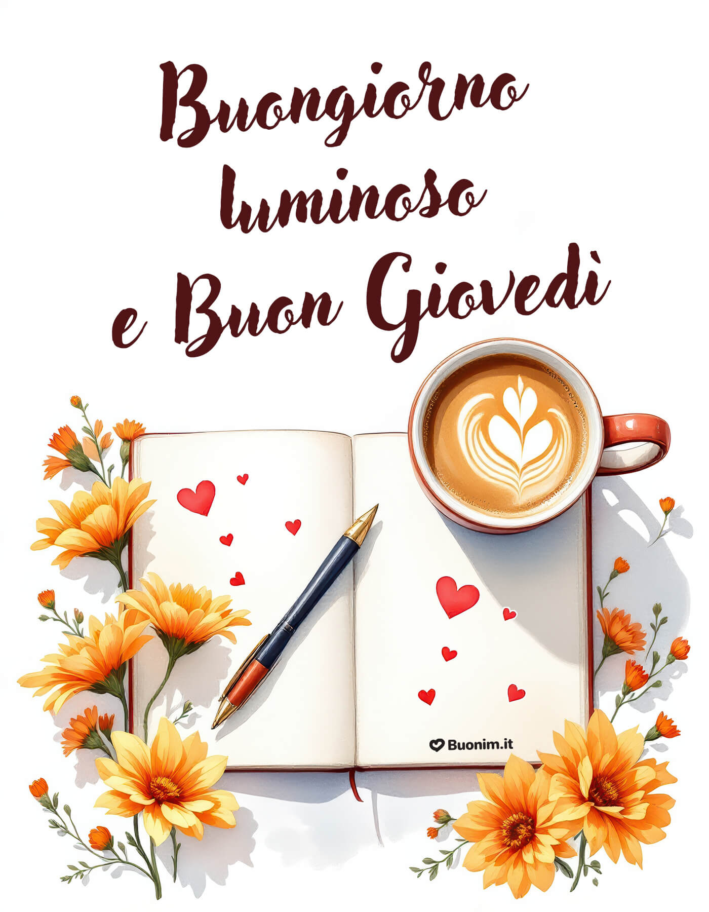 Buongiorno e buon giovedì autunnale con immagini bellissime da condividere Buon giovedì autunnale con un caffè caldo e la gioia del quasi fine settimana