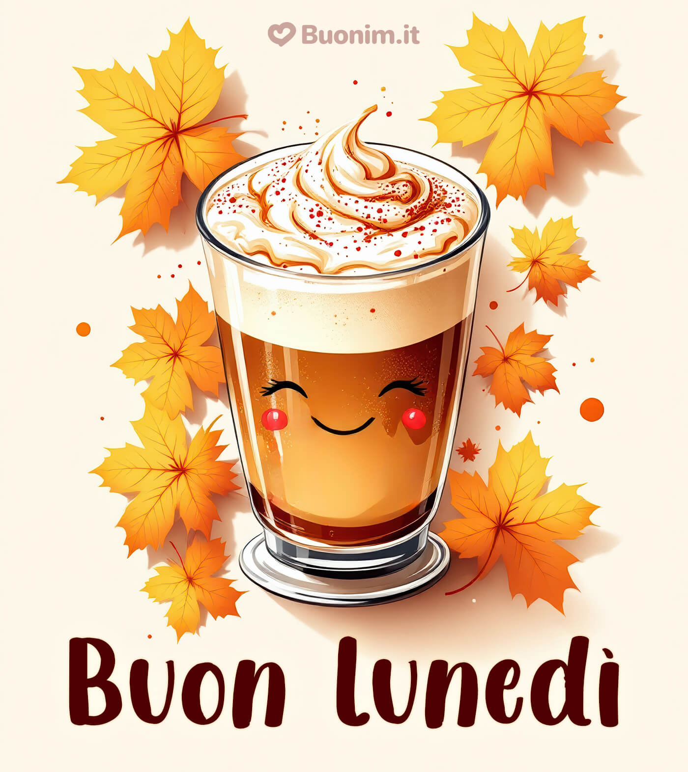 Buongiorno e buon lunedì autunnale con immagini bellissime Buon lunedì autunnale con il profumo del caffè