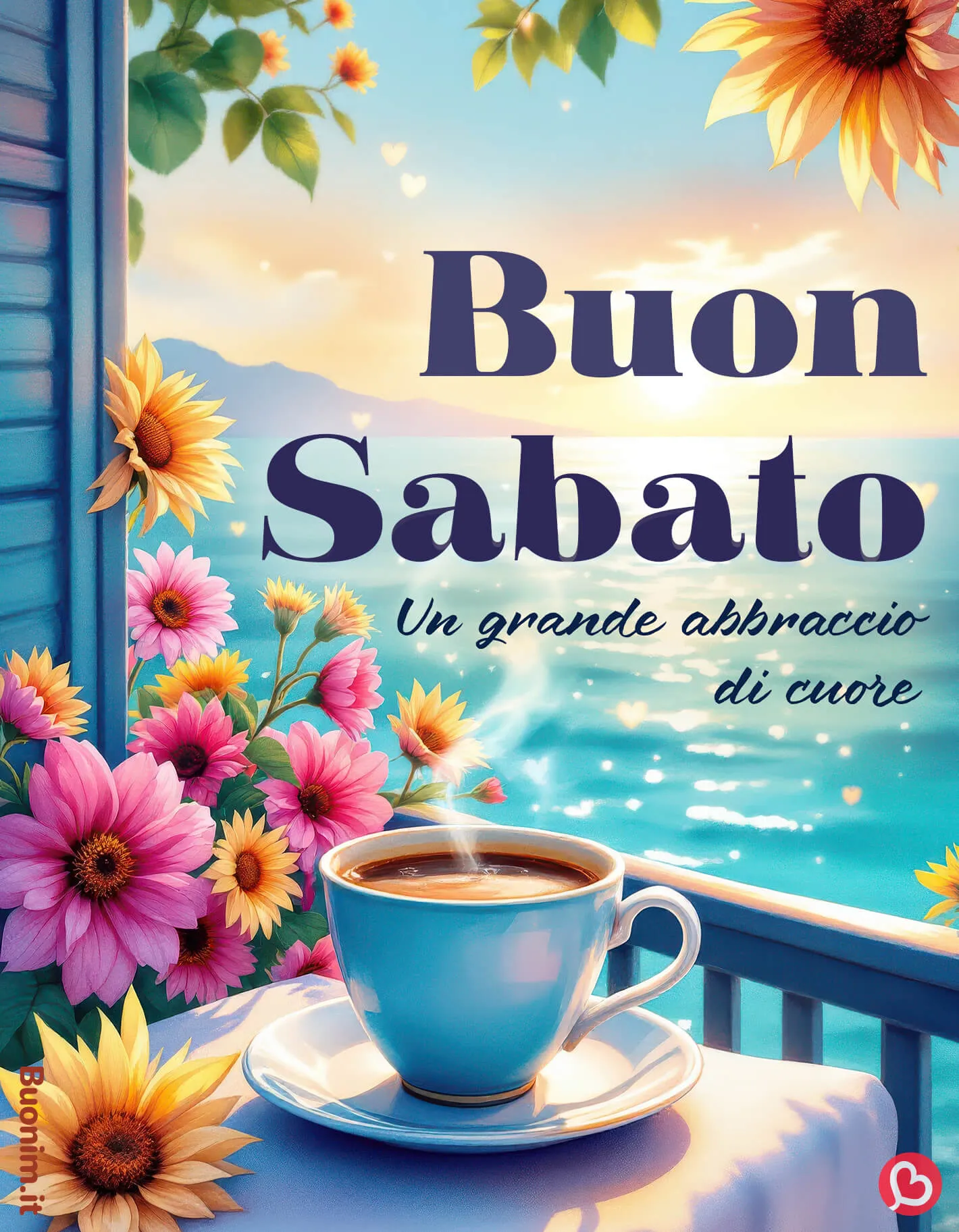 Un risveglio lento, aria di weekend e un pensiero pieno di affetto. Ti auguro una giornata serena, da gustare senza fretta, con un abbraccione di cuore, tutto per te.