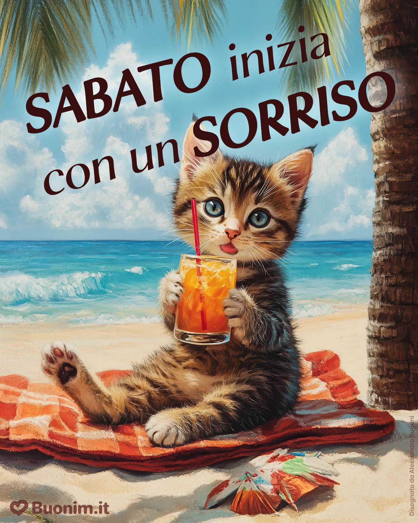 Buona giornata con le nostre immagini bellissime del sabato, create per portare un sorriso e tanto affetto nella tua mattina
