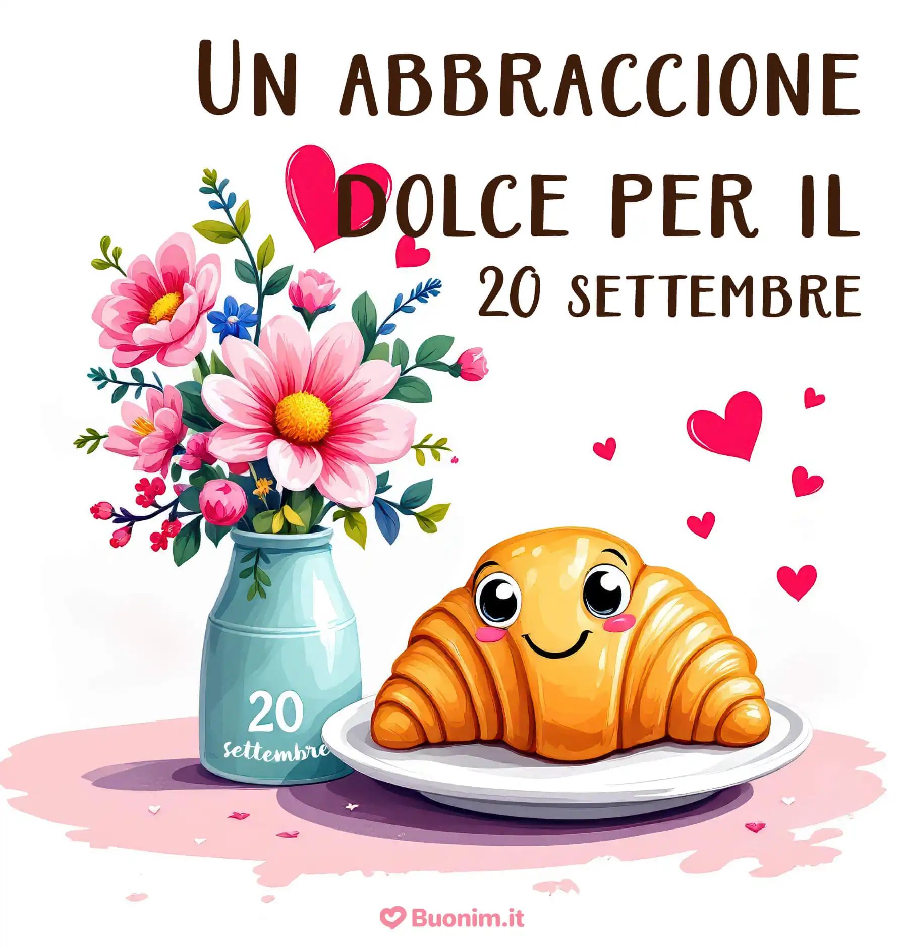 Buona giornata del 20 settembre con un abbraccio grande e sincero