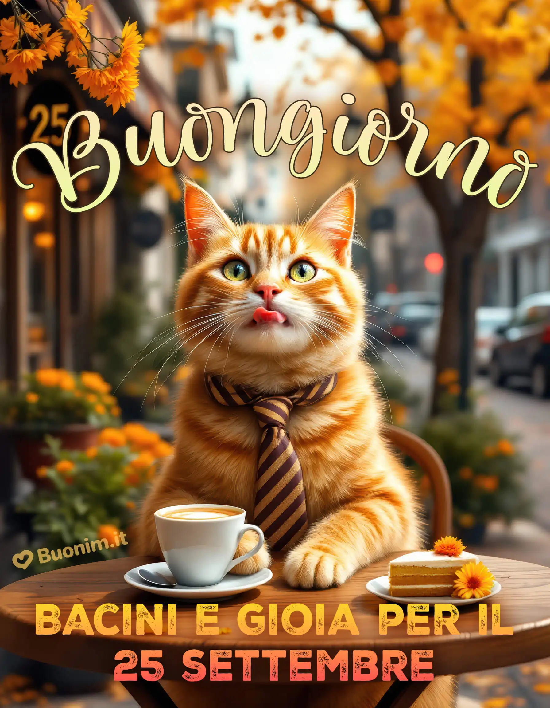 Buona giornata per questo 25 settembre con un abbraccio dal cuore e tanta serenità da vivere insieme