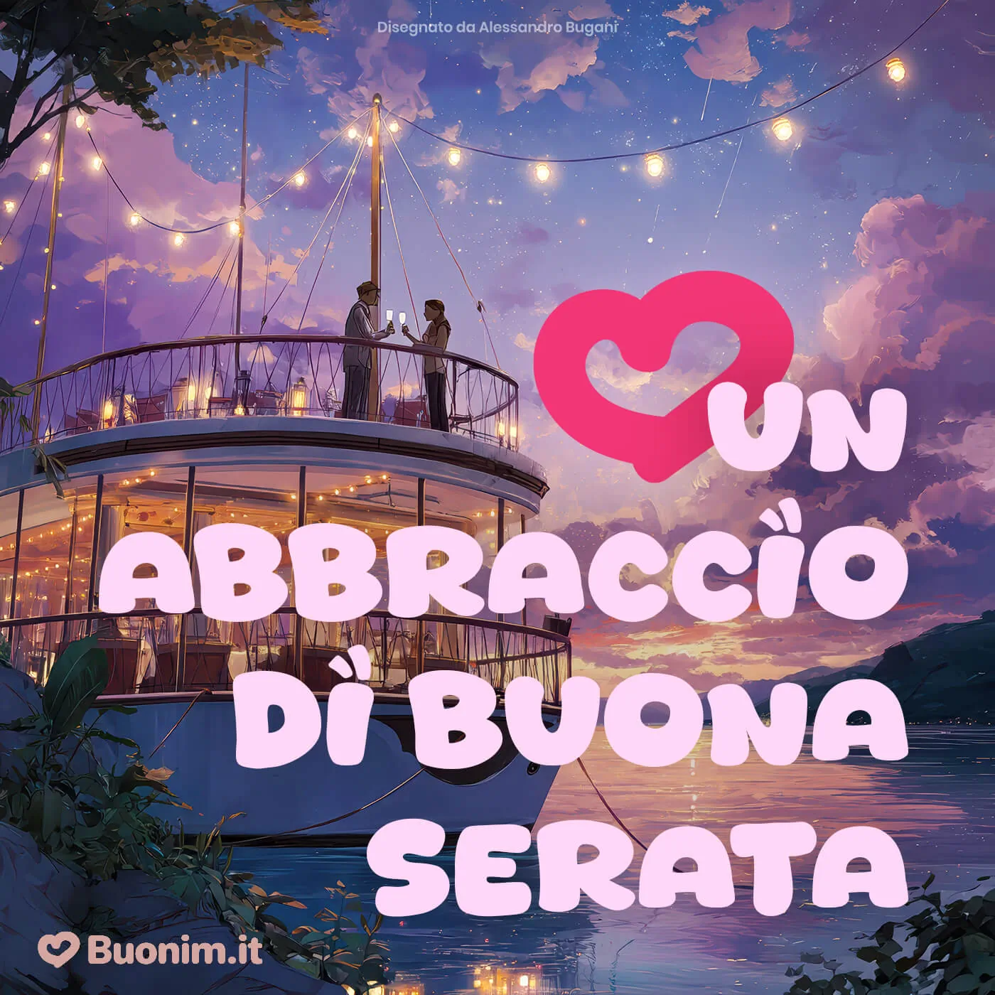 Buona serata amore mio immagini affettuose da mandare quando le parole non bastano