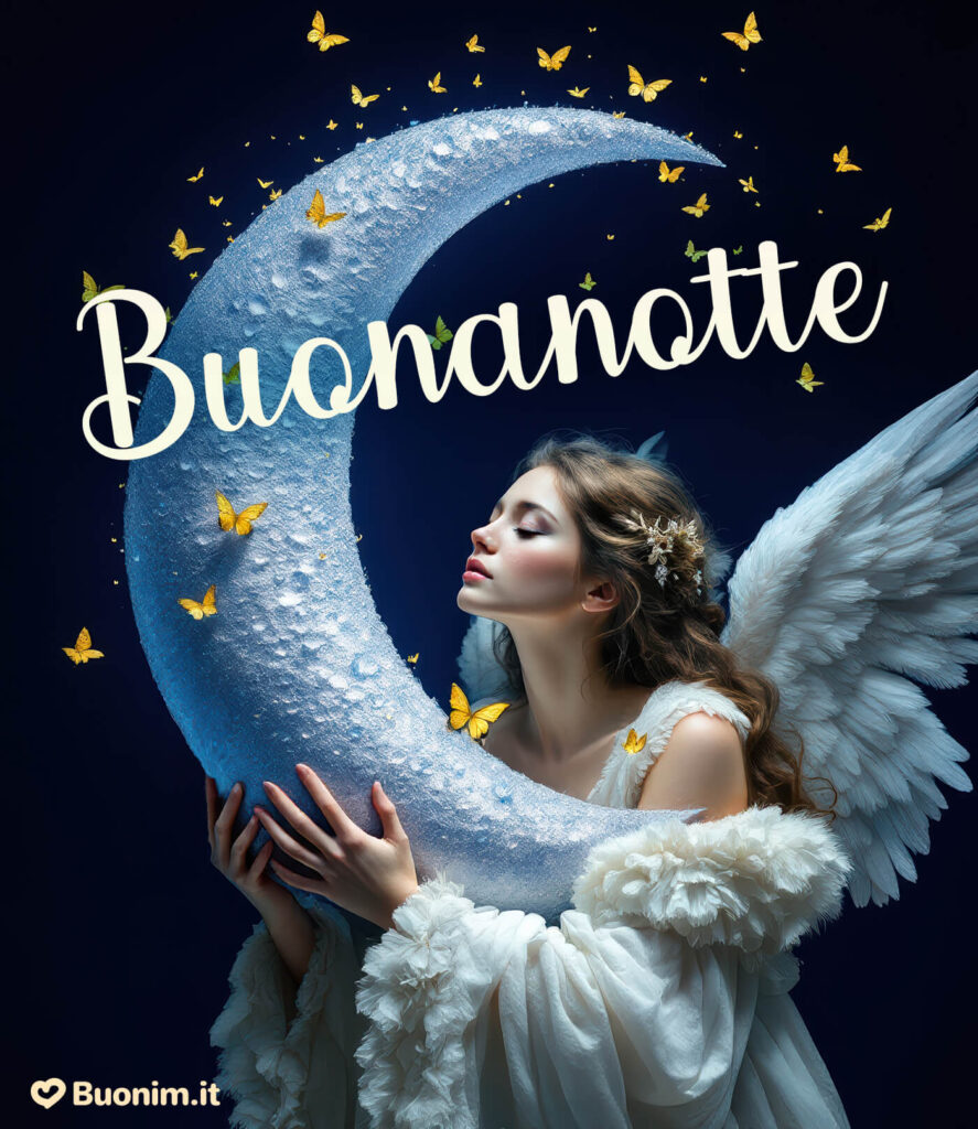 Buonanotte con farfalle e angeli per colorare i sogni di leggerezza