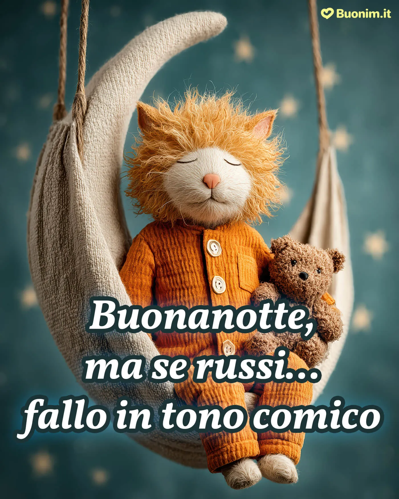 Buonanotte simpatica da inviare ogni sera a chi vuoi bene