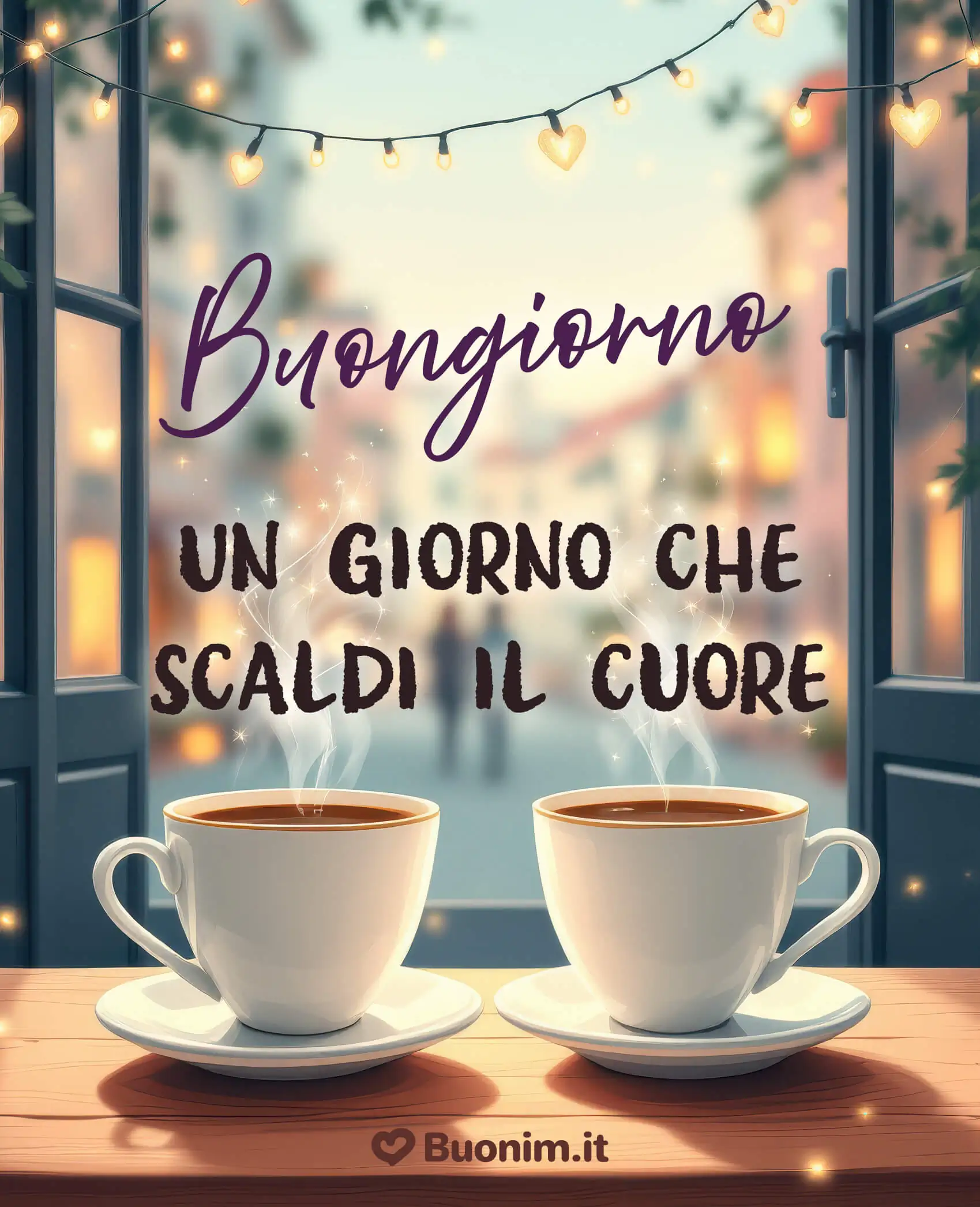 Che questo 10 Dicembre ti regali una giornata che scalda il cuore come due tazze fumanti sotto le lucine, con attimi di pace condivisa e tanta serenità da donare agli altri.