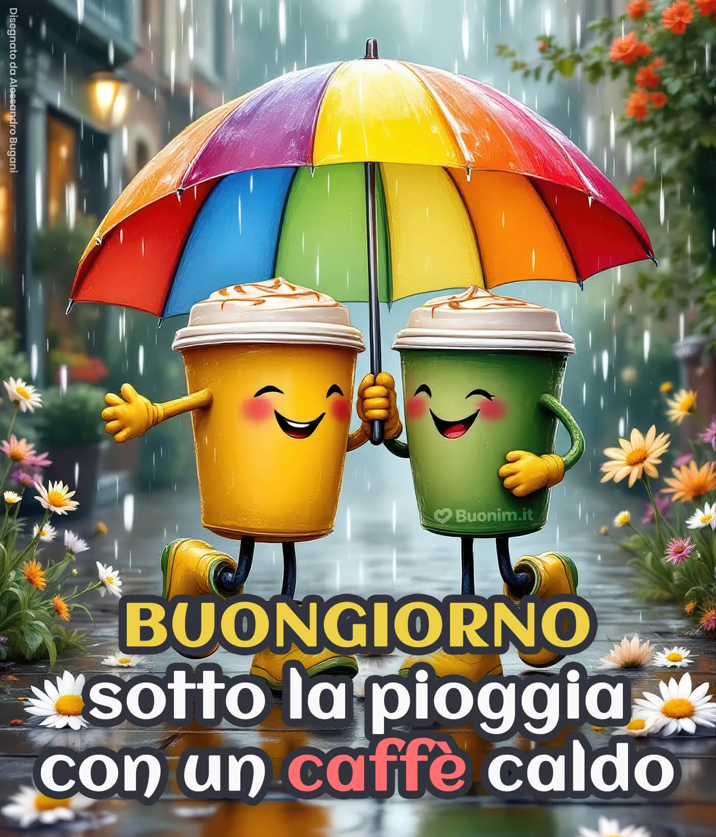 Buongiorno con la pioggia e un caffè caldo per coccolarti un po’