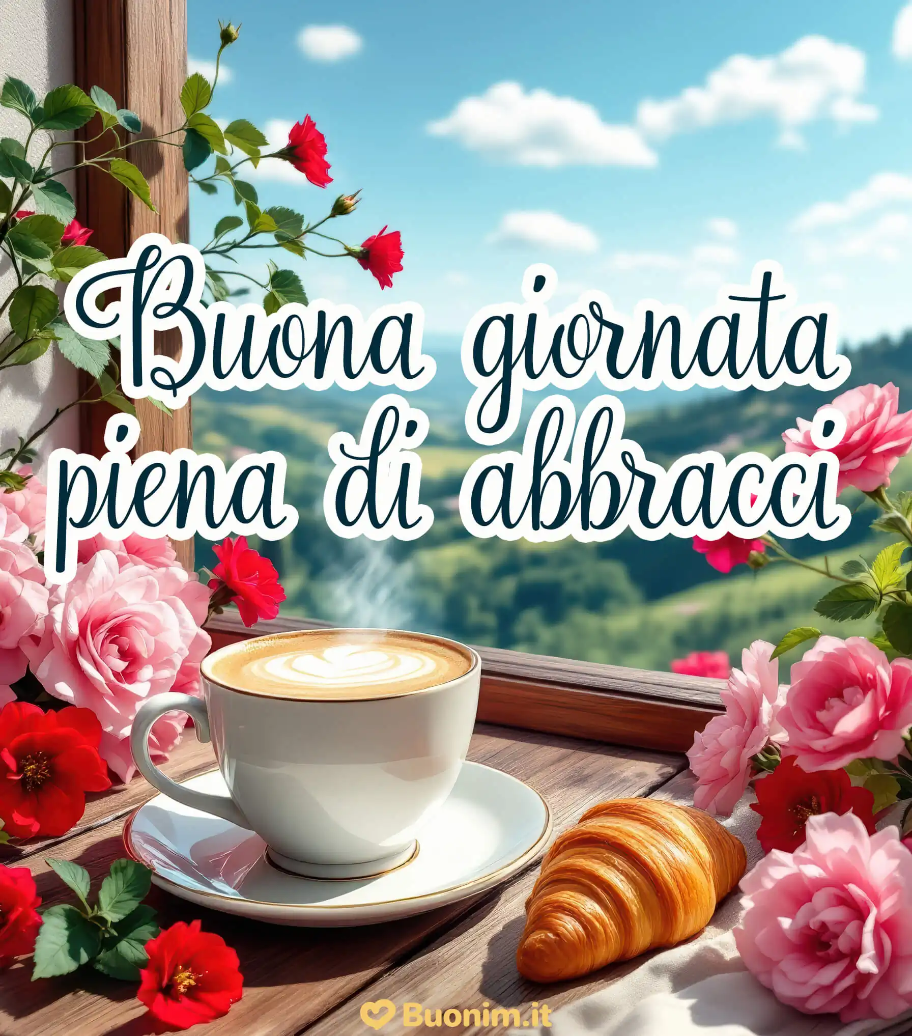Buongiorno di giovedì con amore e dolci pensieri Buongiorno di giovedì con luce e amore nel cuore