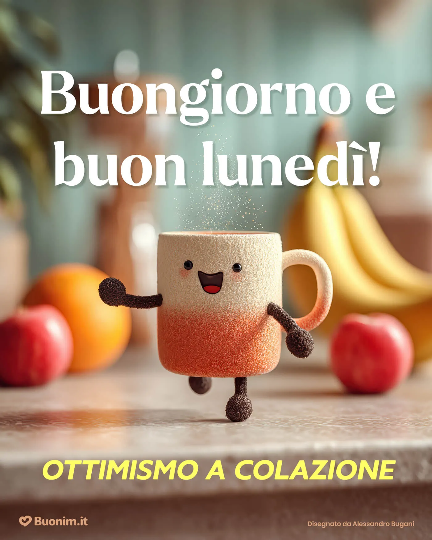 Buongiorno di inizio settimana con il cuore pieno di speranza