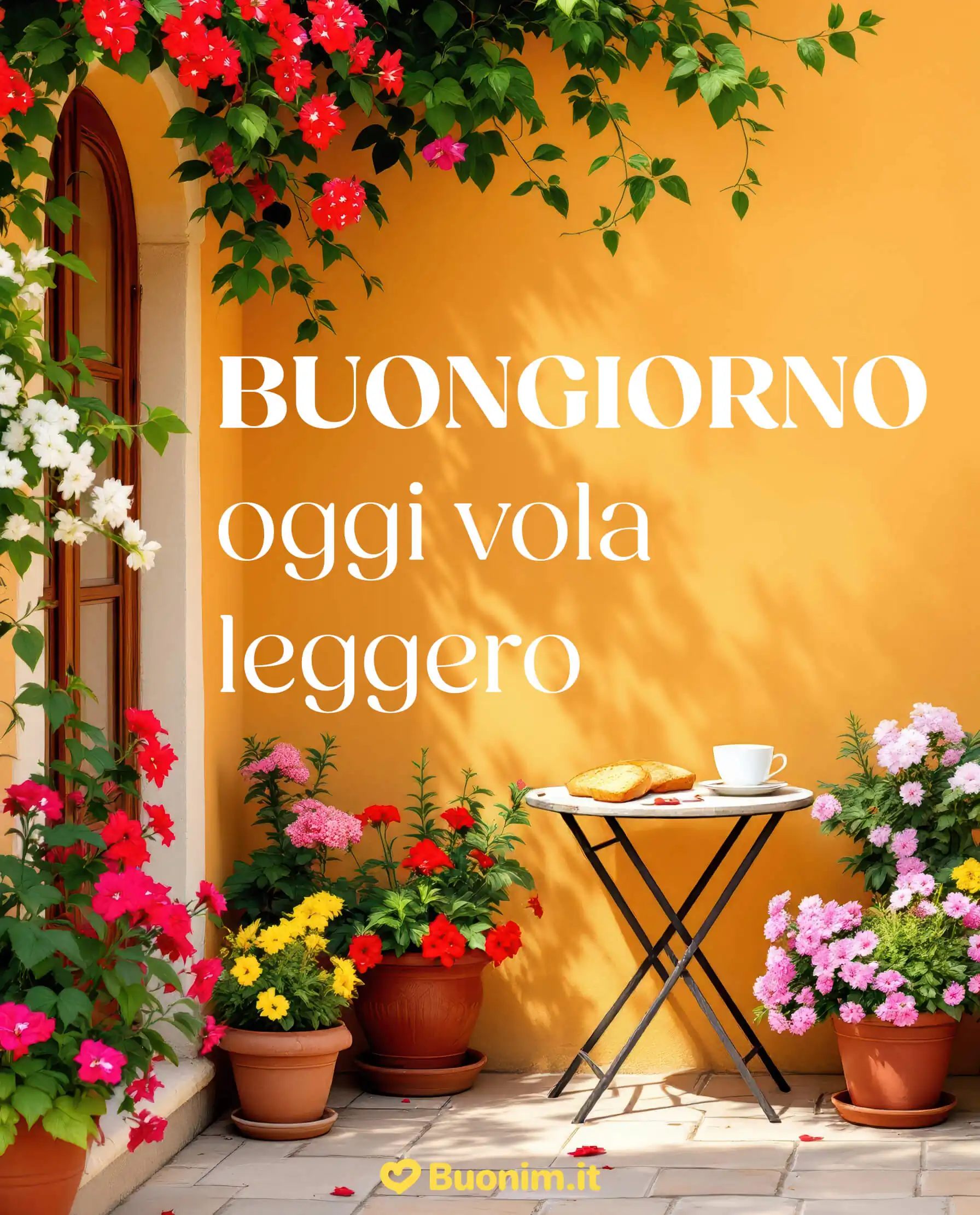 Buongiorno di venerdì con felicità e sogni colorati Buongiorno di venerdì con sogni che profumano di felicità