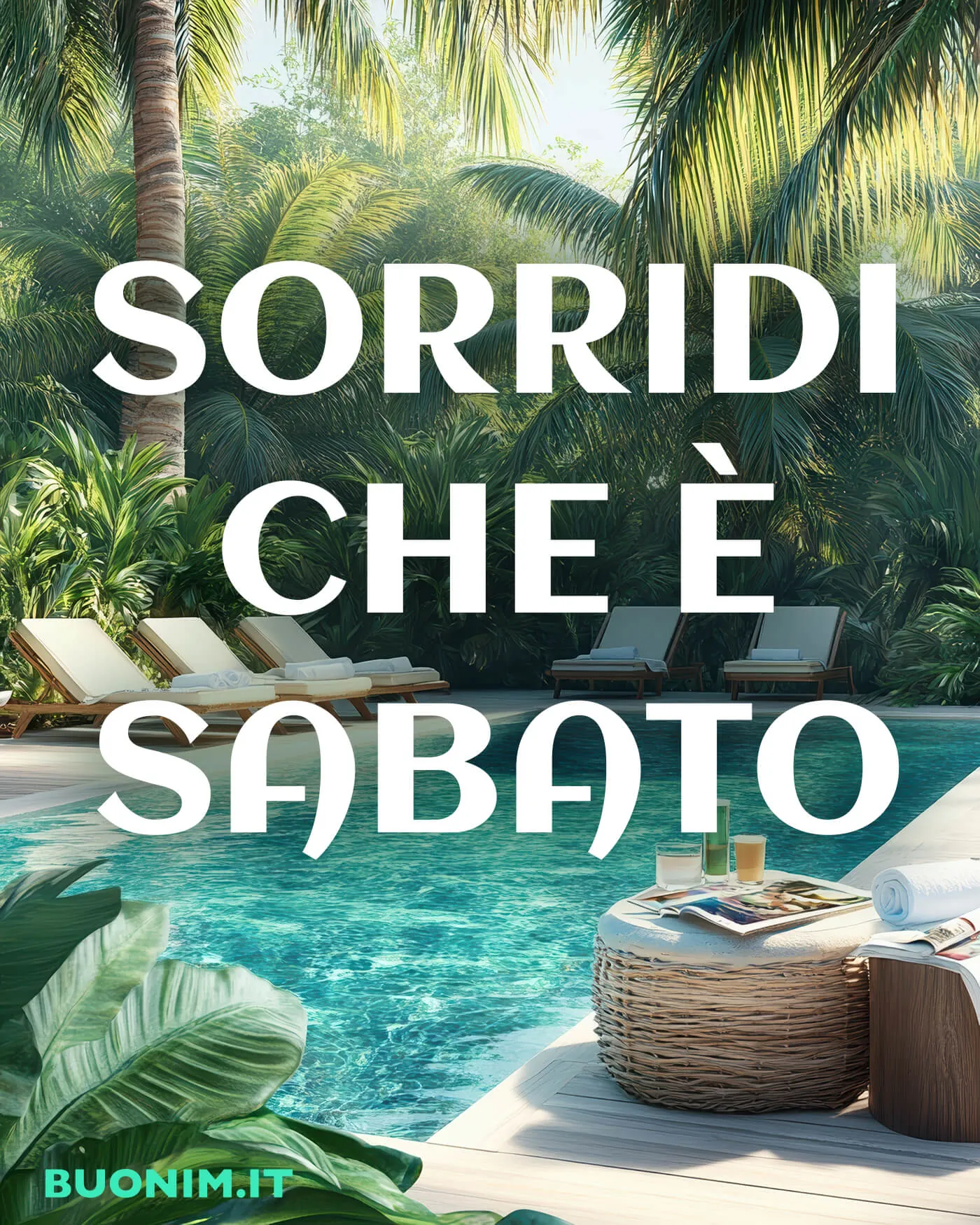 Buongiorno e Buon sabato!