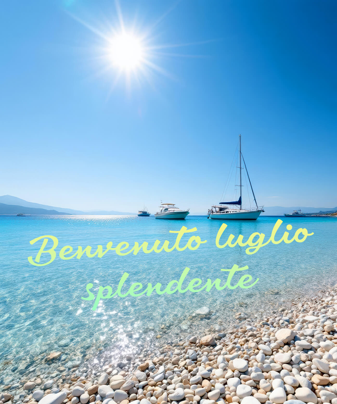 Buongiorno e buon luglio Buongiorno e buon luglio