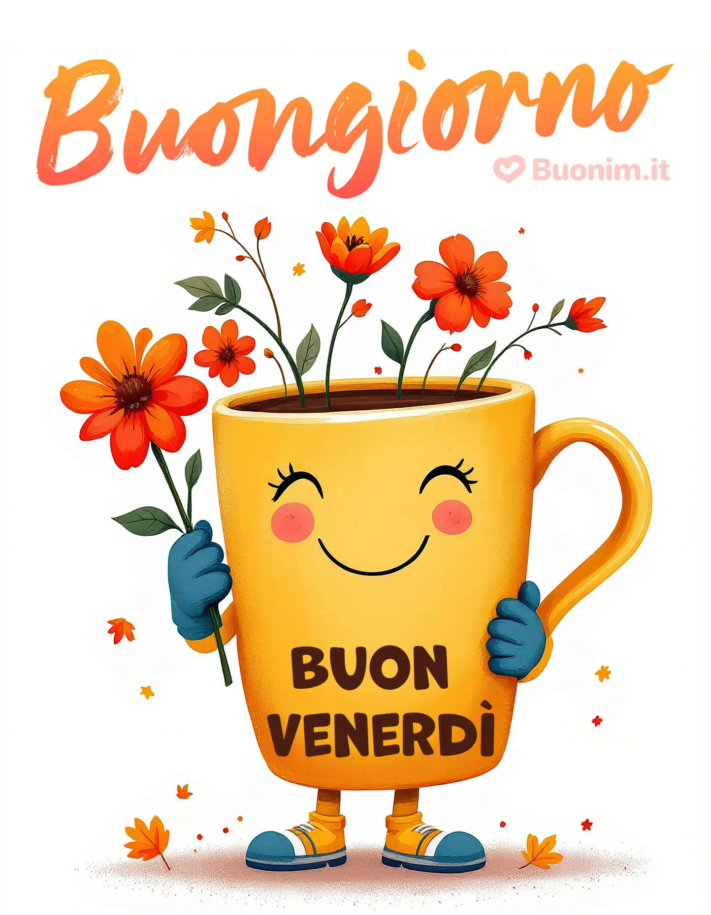 Buongiorno e buon venerdì autunnale pieno di luce e dolcezza