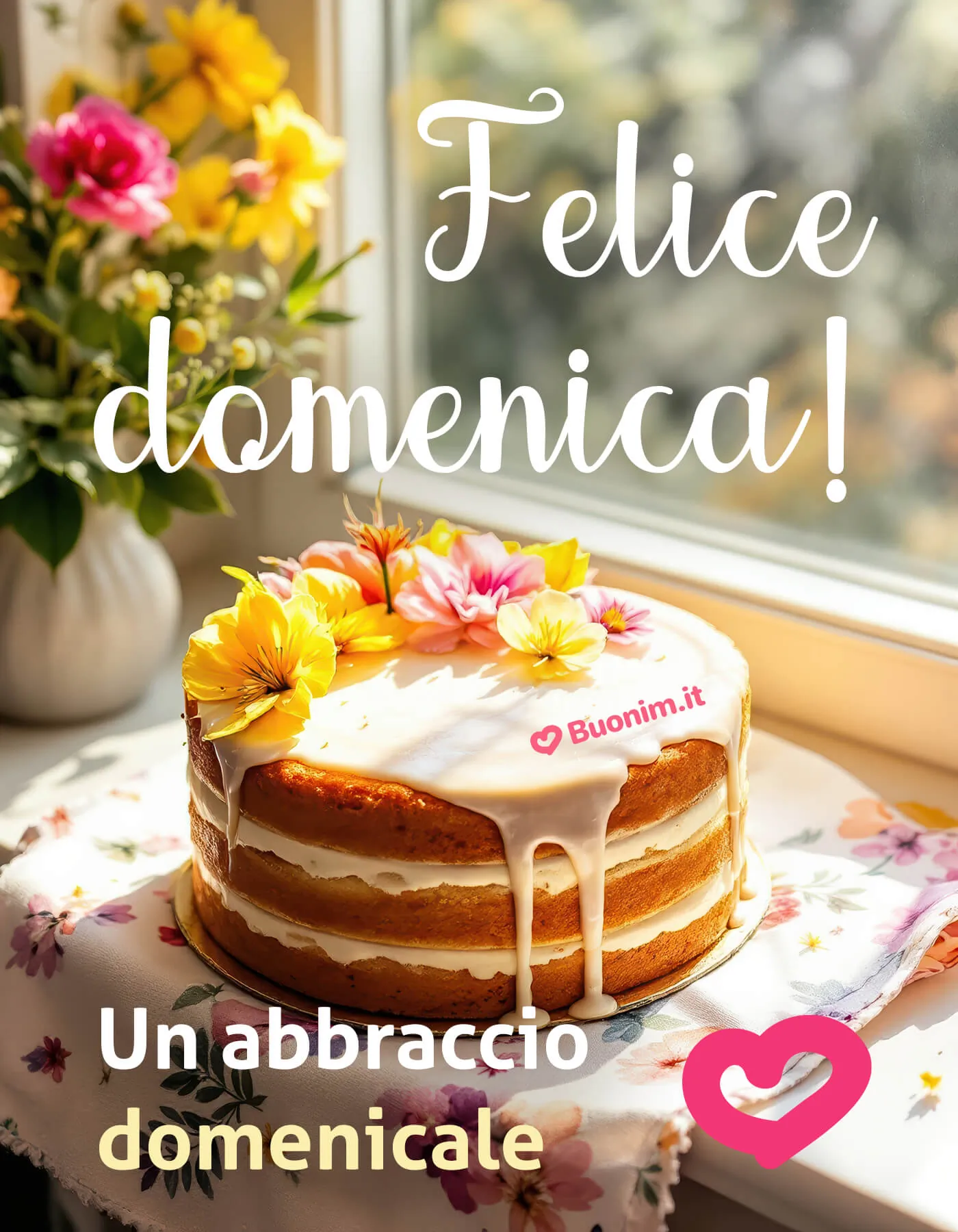 Buongiorno per una felice domenica