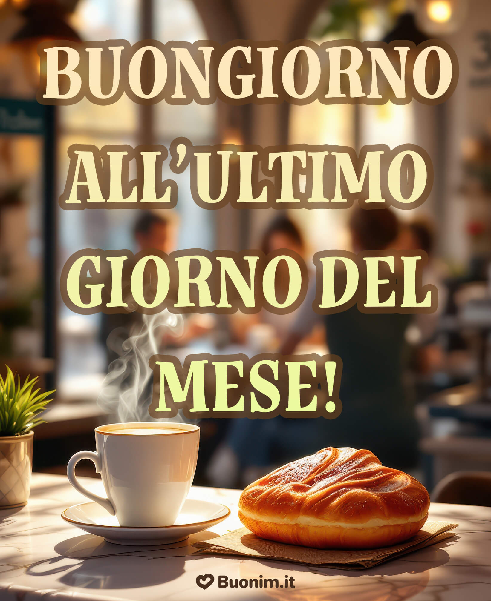 Caffè e brioche per l’ultimo giorno di ottobre Caffè caldo e brioche soffice per partire col piede giusto. Prenditi un attimo per te e condividi serenità con chi ami