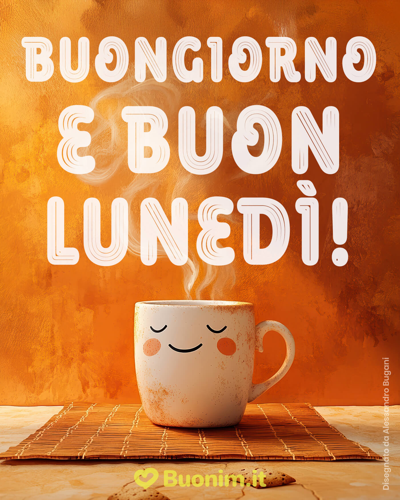 Caffè sorridente per iniziare bene il lunedì Quel sorriso sulla tazza scalda l’umore e rende il lunedì meno pesante. Ti auguro una buona giornata con calma e coraggio, da condividere quando vuoi con chi ti sta a cuore.