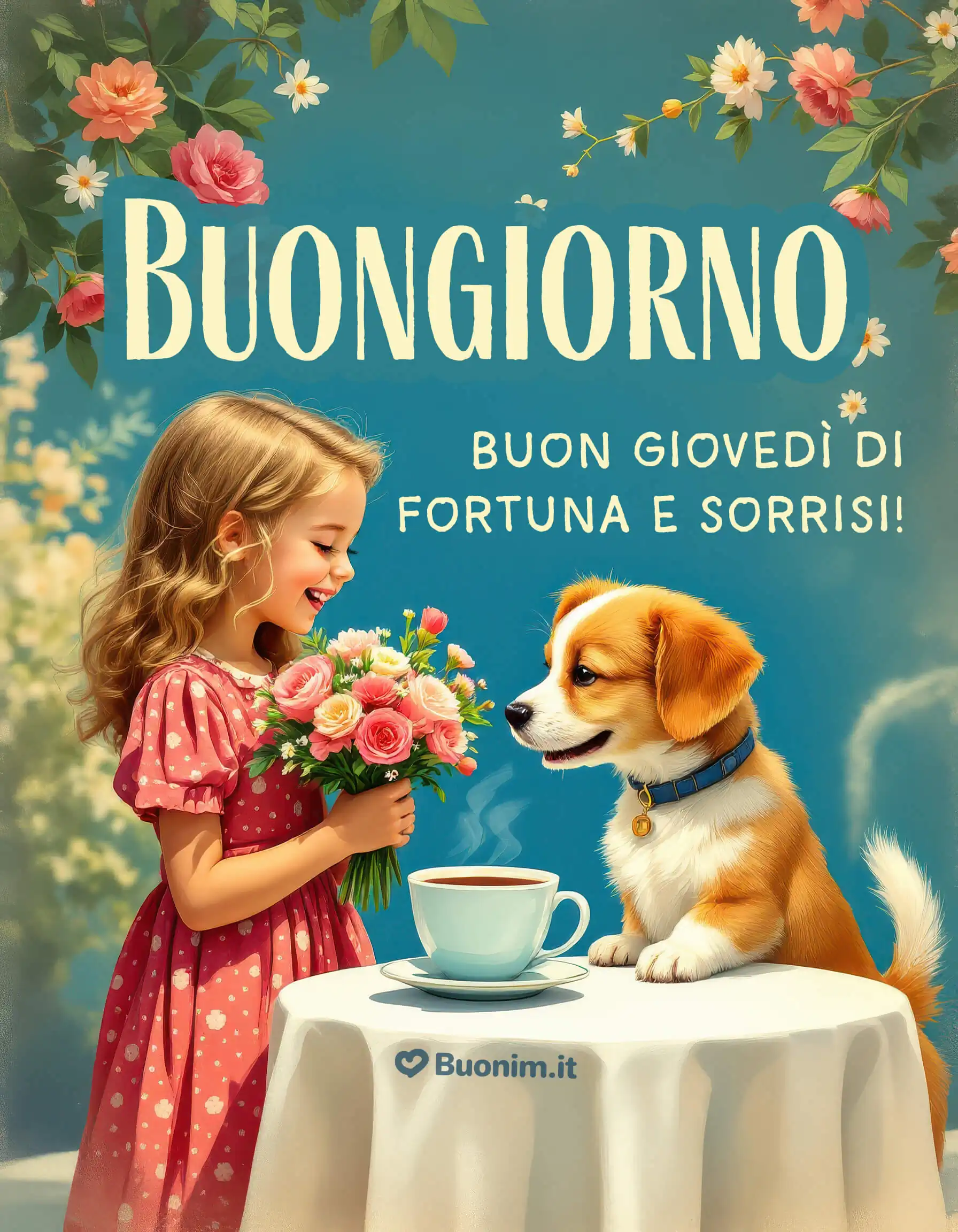 Tra un mazzolino profumato e una tazzina calda nasce la tenerezza. Ti mando un abbraccione e un buongiorno pieno d’amore, che oggi vada tutto a meraviglia e porti pace e dolcezza.