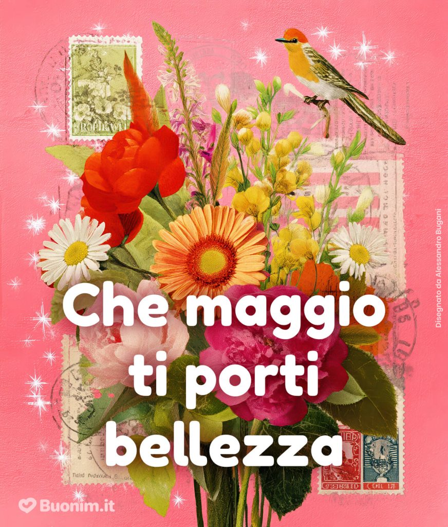 Cartoline con fiori di maggio perfette per salutare chi è lontano con un tocco di primavera
