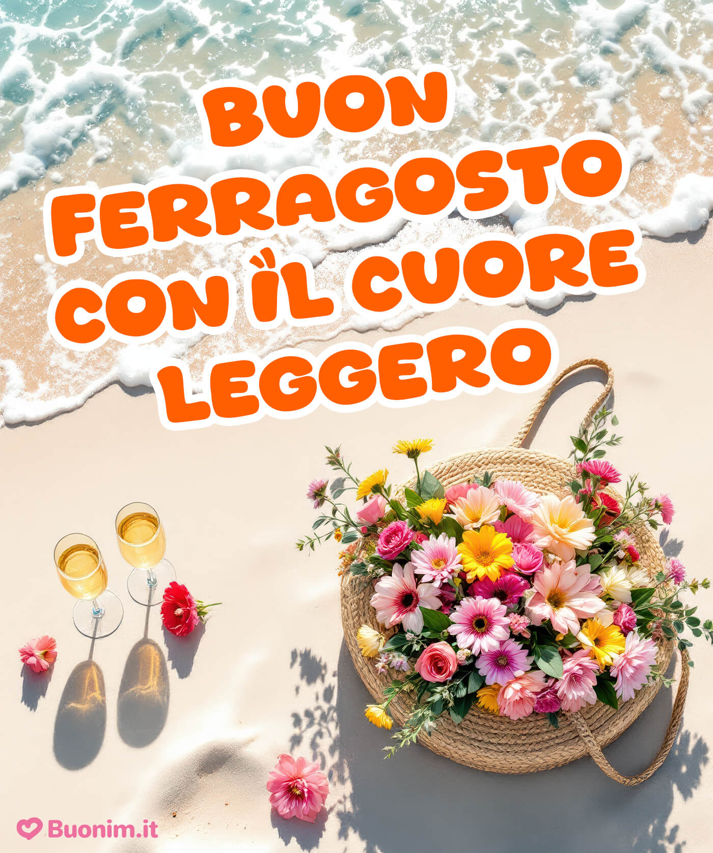 Auguri di buon Ferragosto con messaggi speciali Cartoline di buon Ferragosto gratis da inviare agli amici