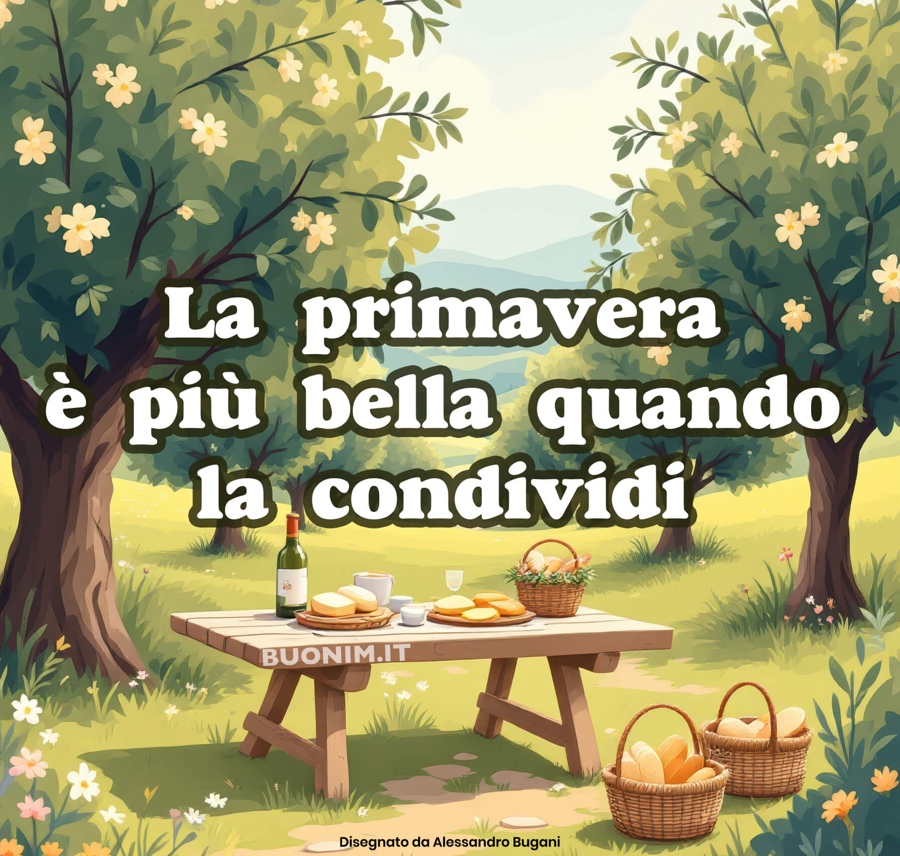 Cartoline sulla primavera piene di fiori farfalle e colori vivaci Cartoline sulla primavera piene di fiori farfalle e colori vivaci