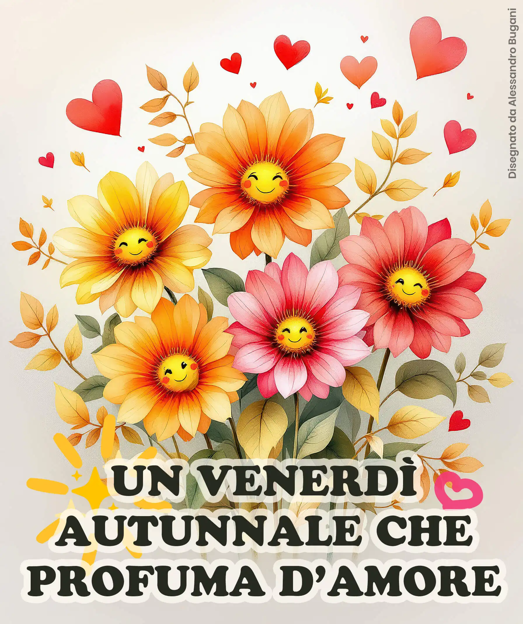 Che il tuo venerdì autunnale sia dolce come un sorriso