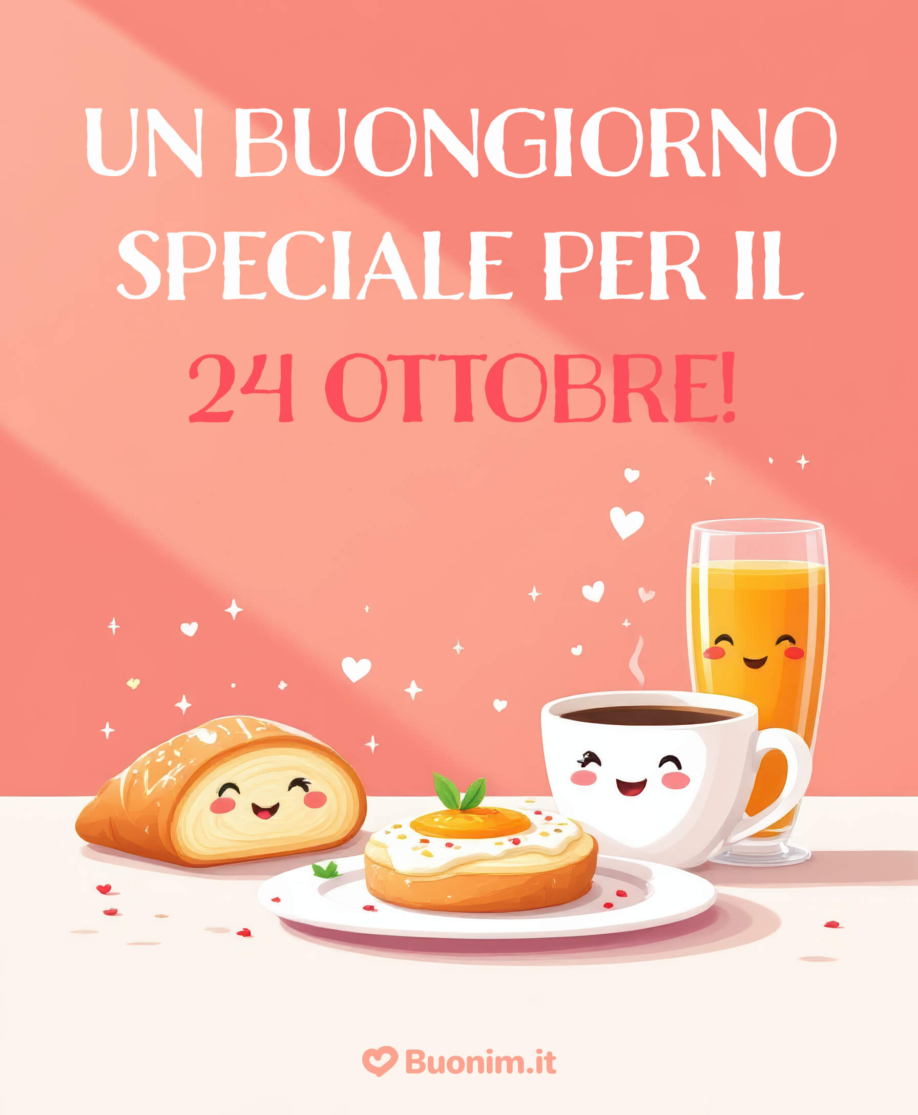 Buongiorno speciale per il 24 ottobre Che la dolcezza di questa mattina ti accompagni per tutto il giorno. Caffè, sorrisi e un pensiero felice - la ricetta perfetta per iniziare bene.
