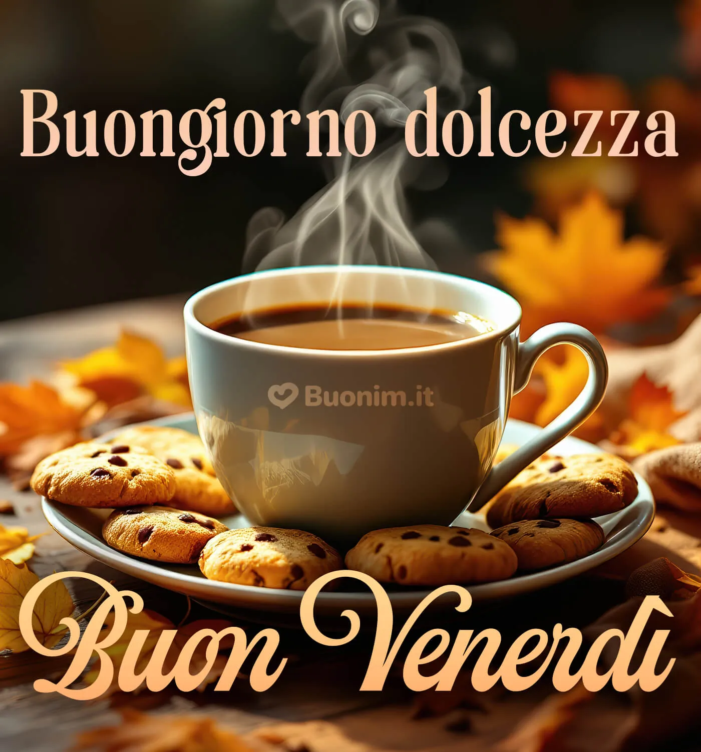 Che sia un venerdì autunnale pieno di coccole e pace