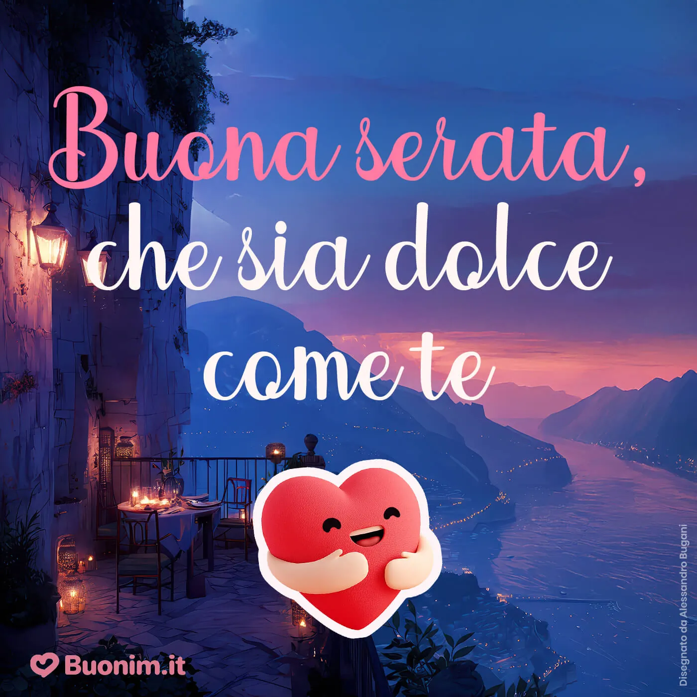 Condividi gratuitamente immagini di buona serata con chi ha bisogno di un saluto gentile