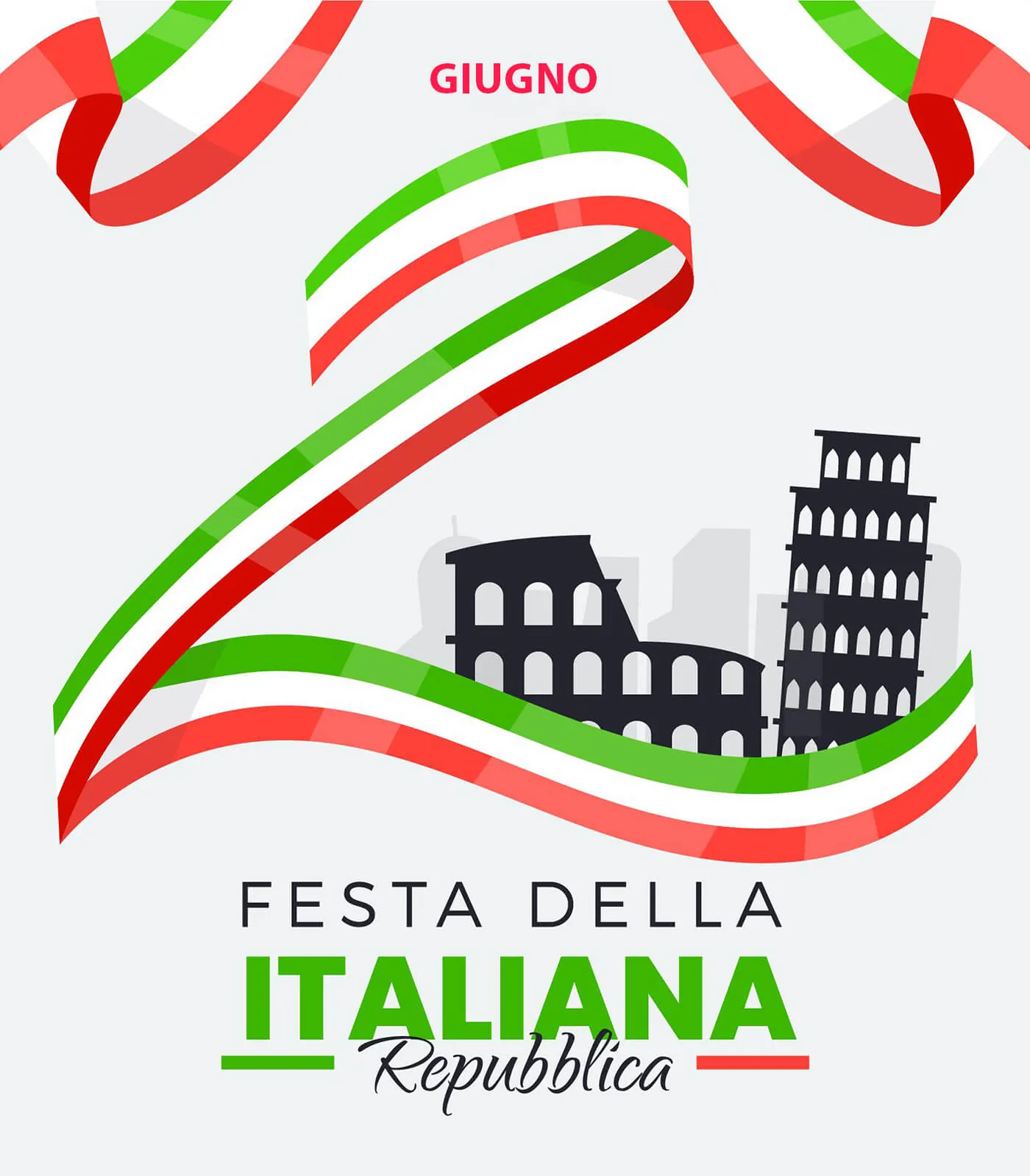 Condividi immagini della Festa della Repubblica 2 giugno con amici e famiglia