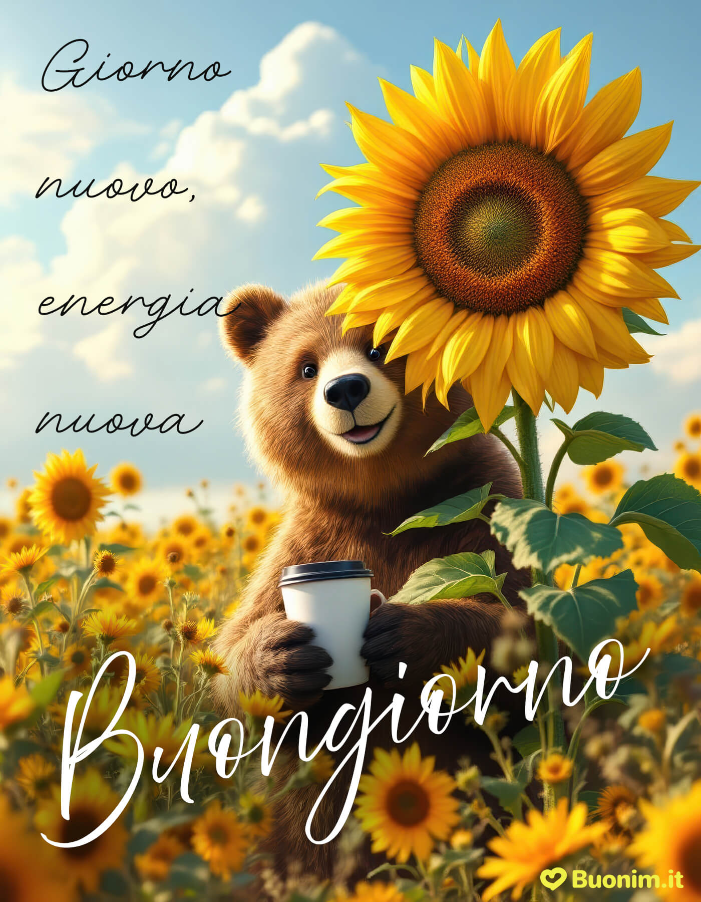 Buongiorno e buona giornata per iniziare con il cuore sereno Condividi immagini divertenti di buongiorno per iniziare con allegria