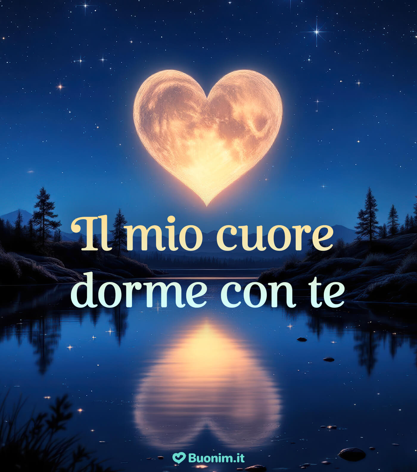 Frasi e immagini dolci per dire buonanotte con il cuore Condividi su Buonim immagini con sfumature d’amore e amicizia per una notte dolce