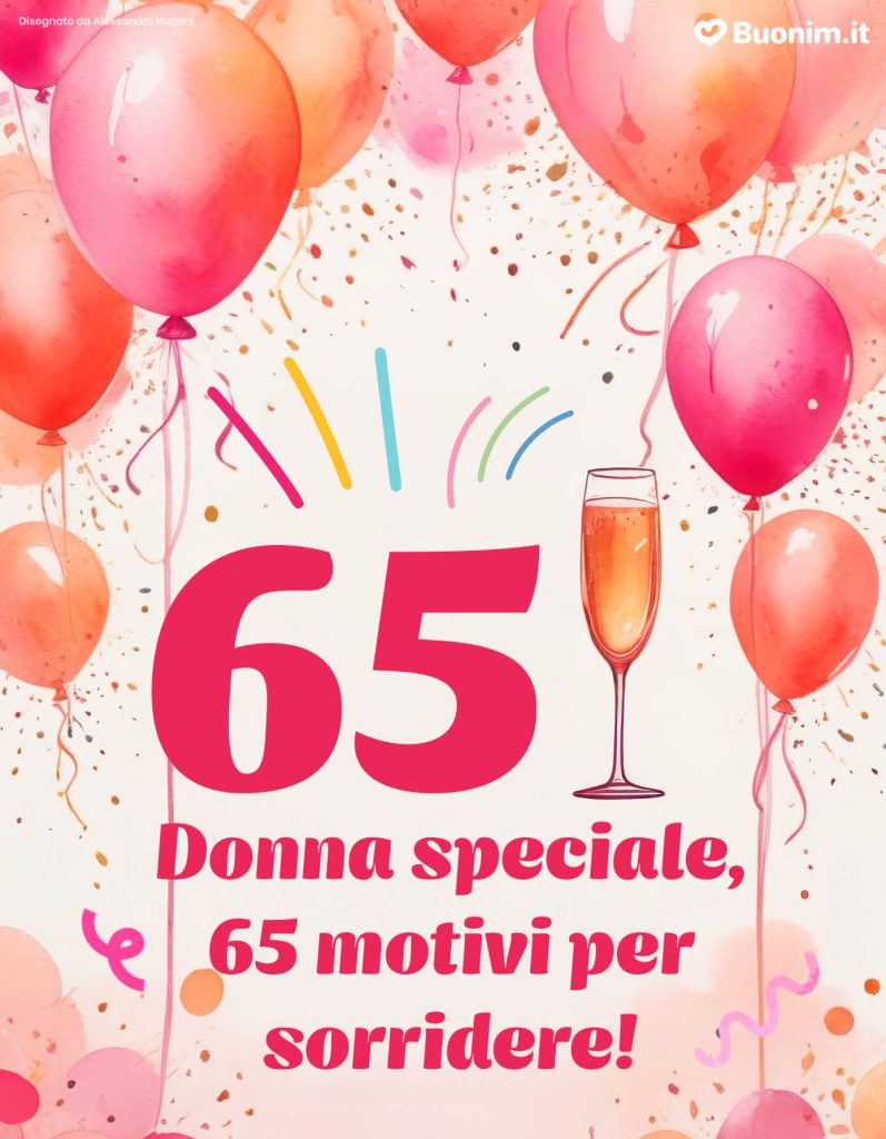 Condividi un pensiero dolce per l’anniversario dei 65 anni con immagini speciali e frasi che arrivano al cuore