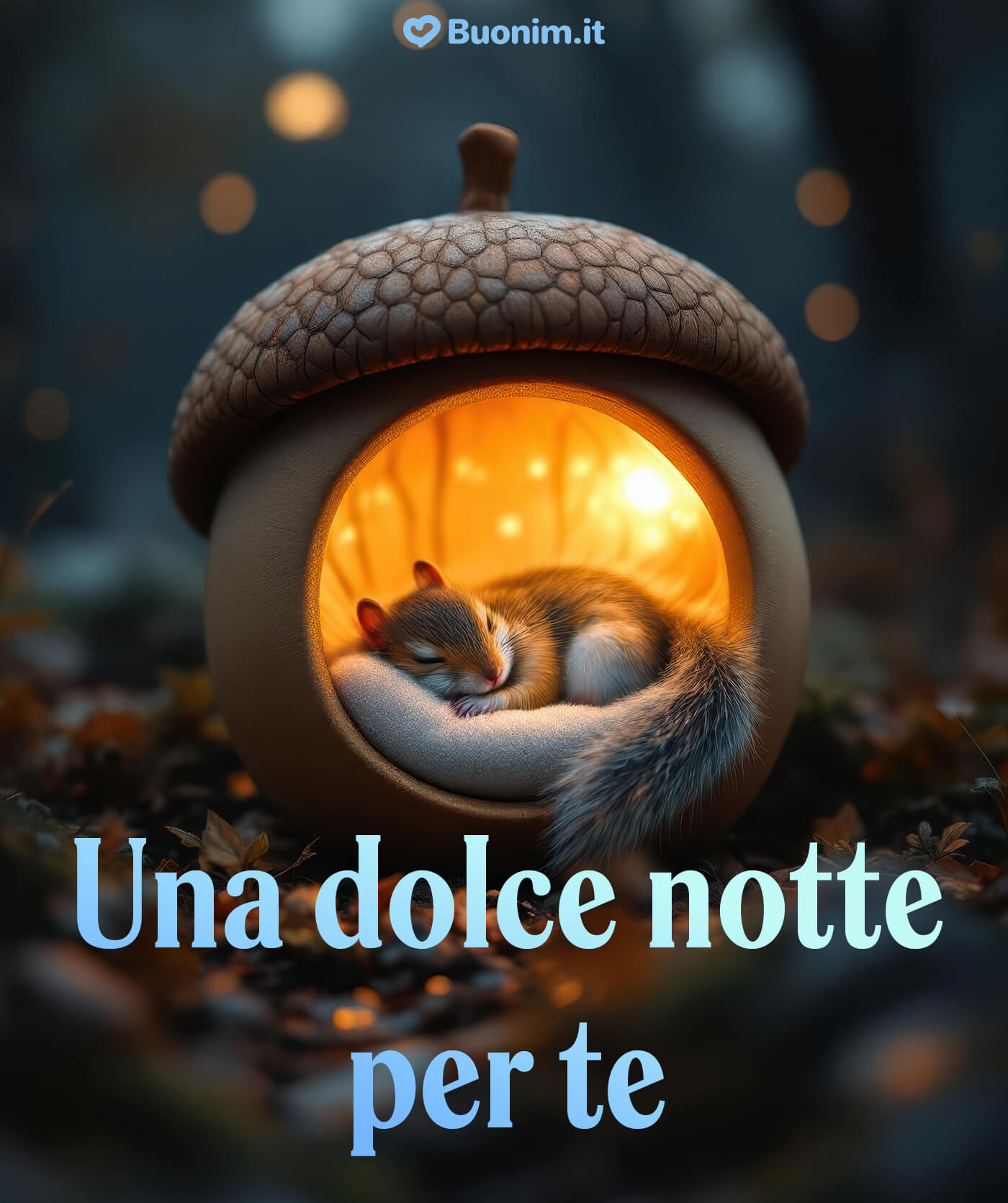 Dolci pensieri per una notte serena Dolce notte a tutti con emozioni vere e immagini d’amicizia da scaricare su Buonim