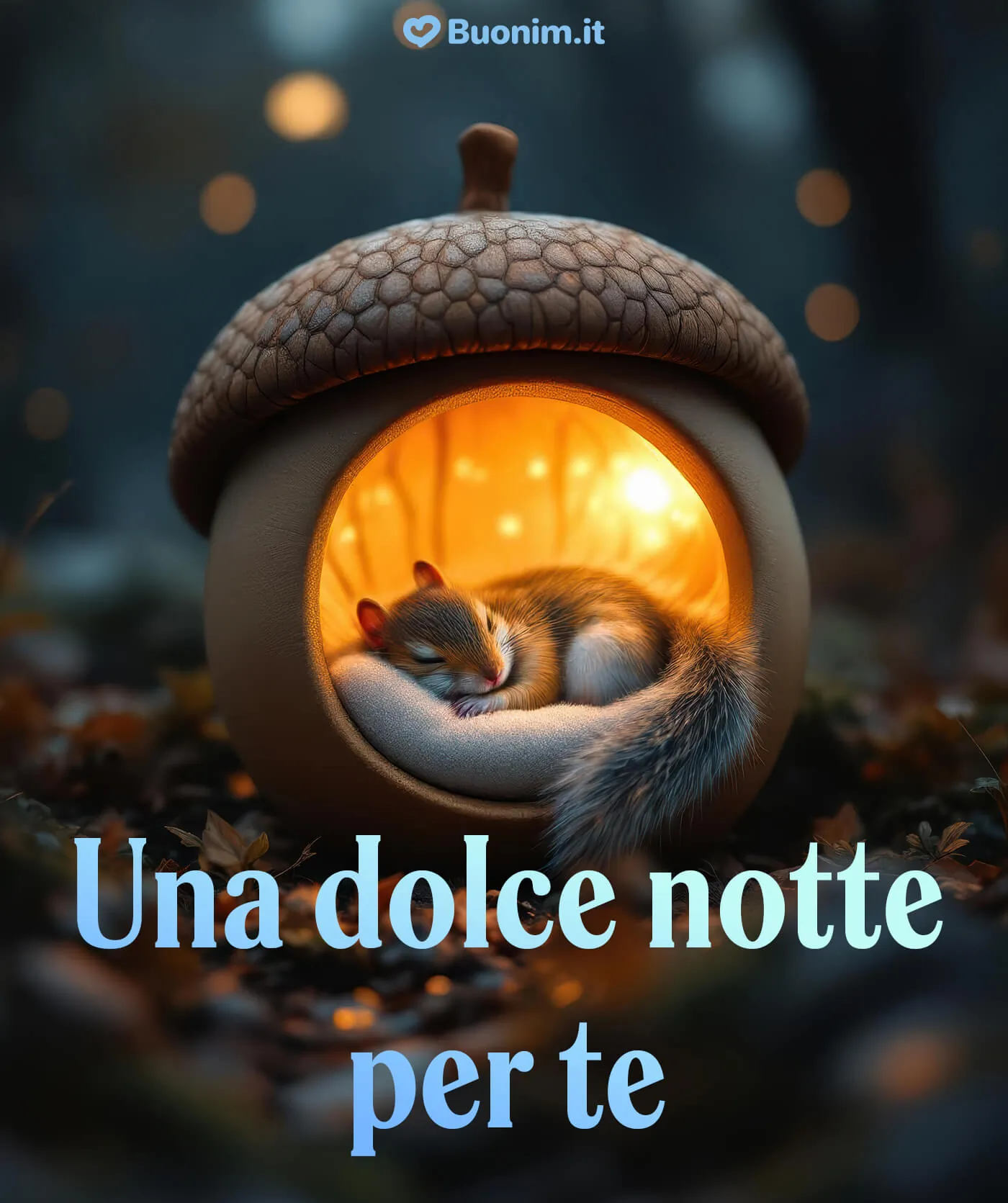 Dolce notte a tutti con emozioni vere e immagini d’amicizia da scaricare su Buonim