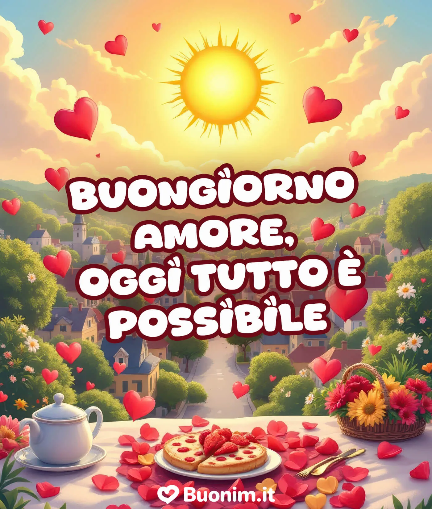 Speciale buongiorno amore con immagini che parlano al cuore Dolci frasi di buongiorno amore per augurare un risveglio tenero e speciale