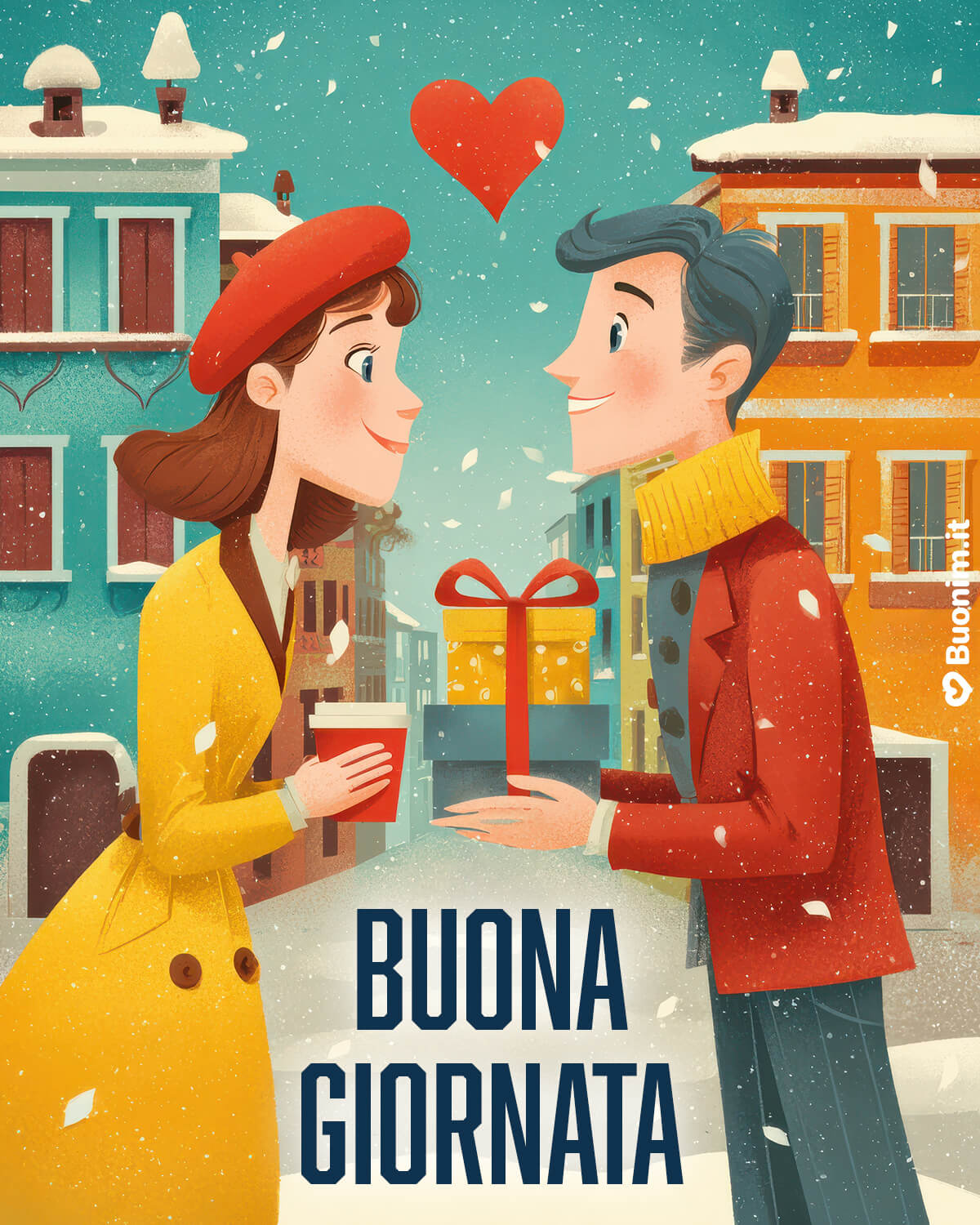 Quando qualcuno ti pensa, si sente subito caldo anche in inverno. Che la tua giornata sia piena di gesti gentili, di un regalo inatteso e di tanta dolcezza da condividere.