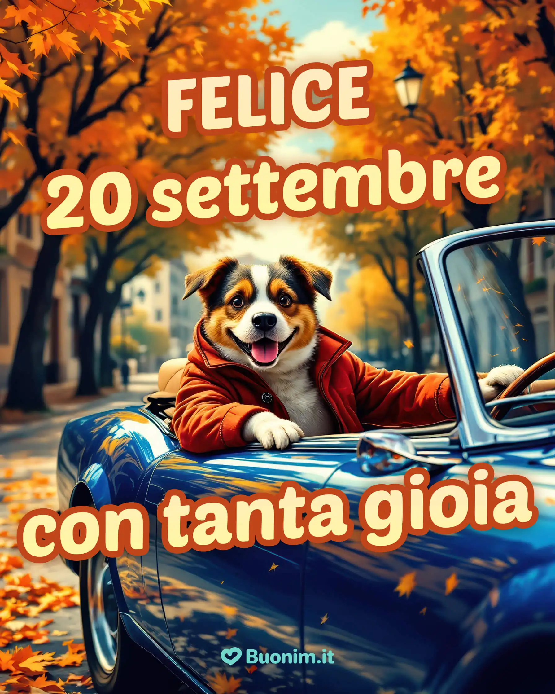 Felice 20 settembre con un buongiornissimo pieno di coccole e dolcezza