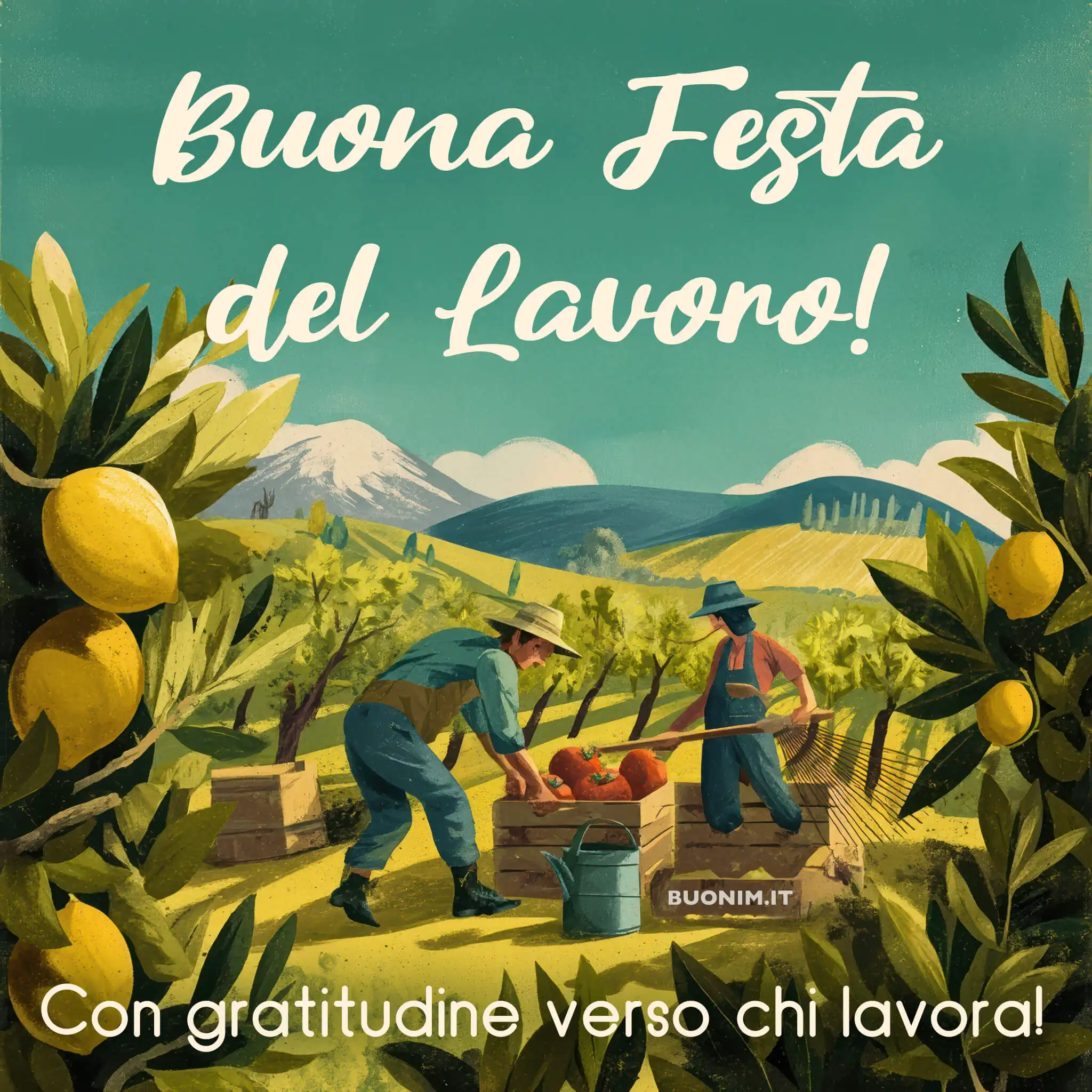 Festa del lavoro in Italia con immagini piene di significato