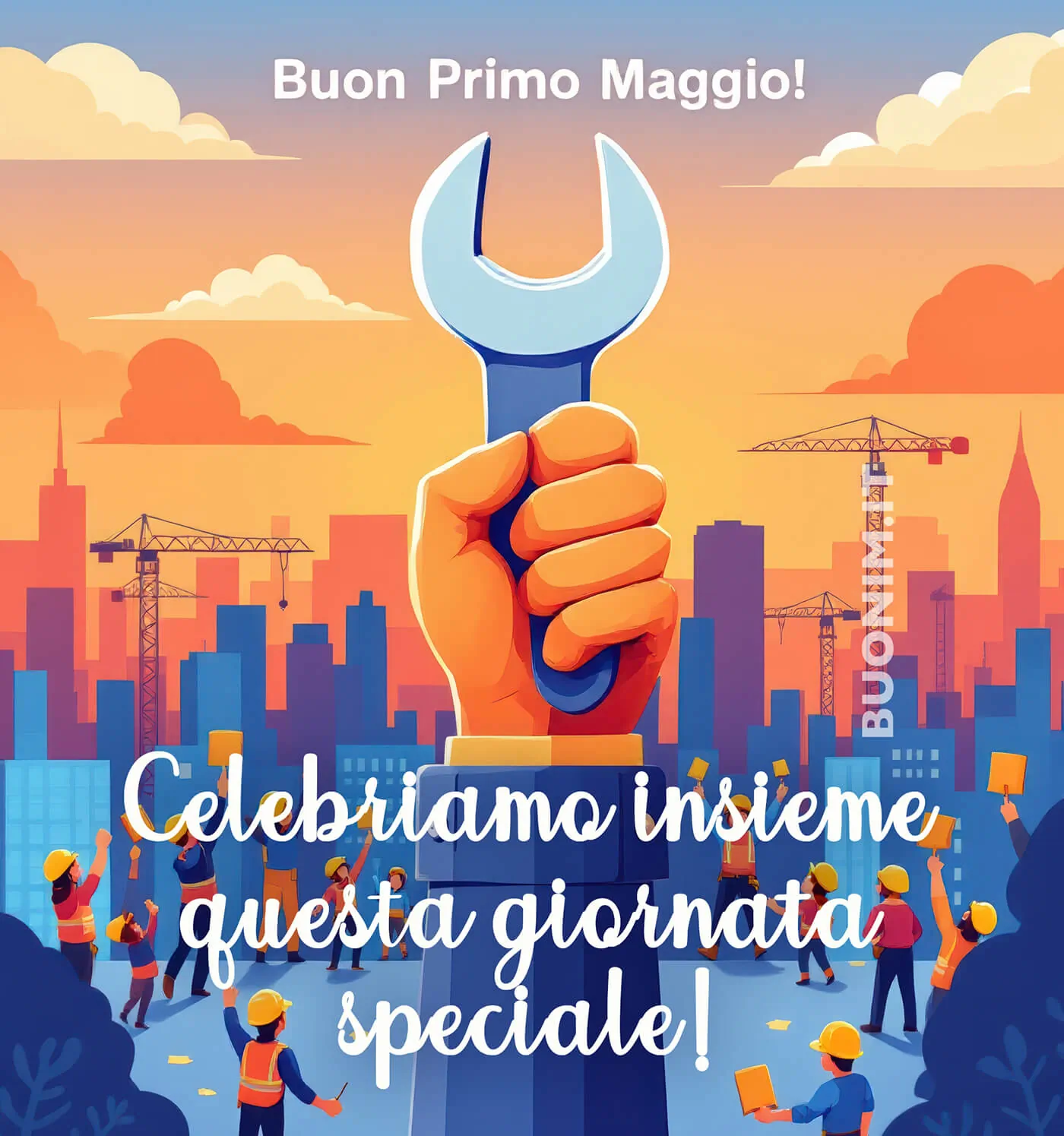 Festa del lavoro in Italia raccontata con immagini cariche di emozione