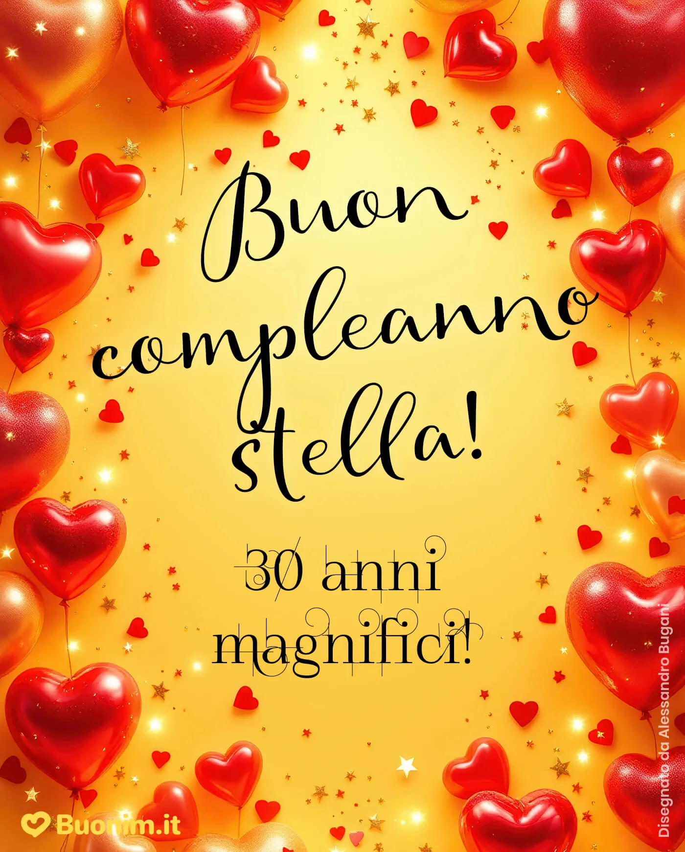 Festeggia i 30 anni di una donna con immagini spiritose per l’anniversario e biglietti pieni di auguri speciali